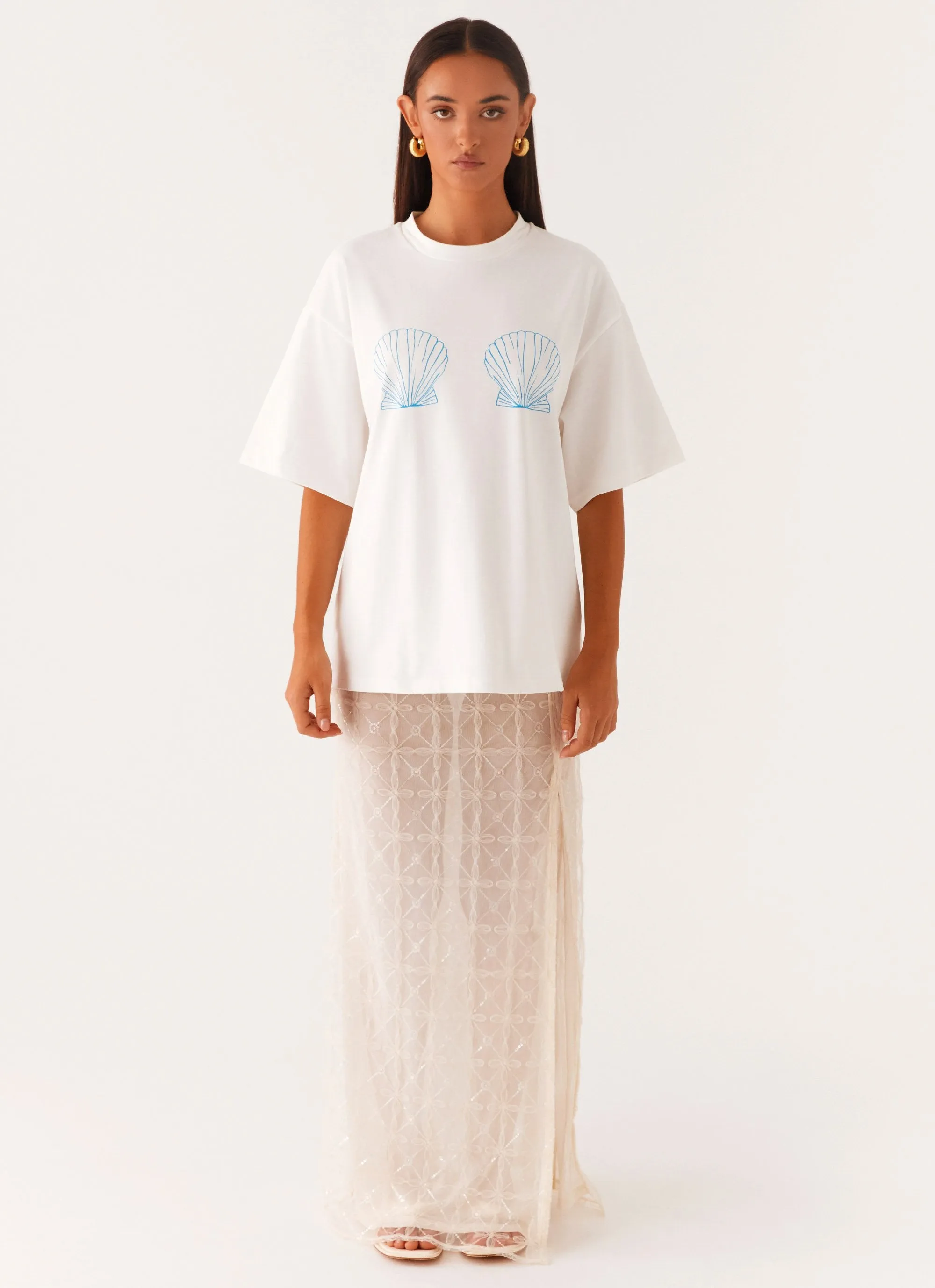 Born To Have Fun Oversized Graphic Tee - Blue Shell sold by Peppermayo product image thumbnail 2