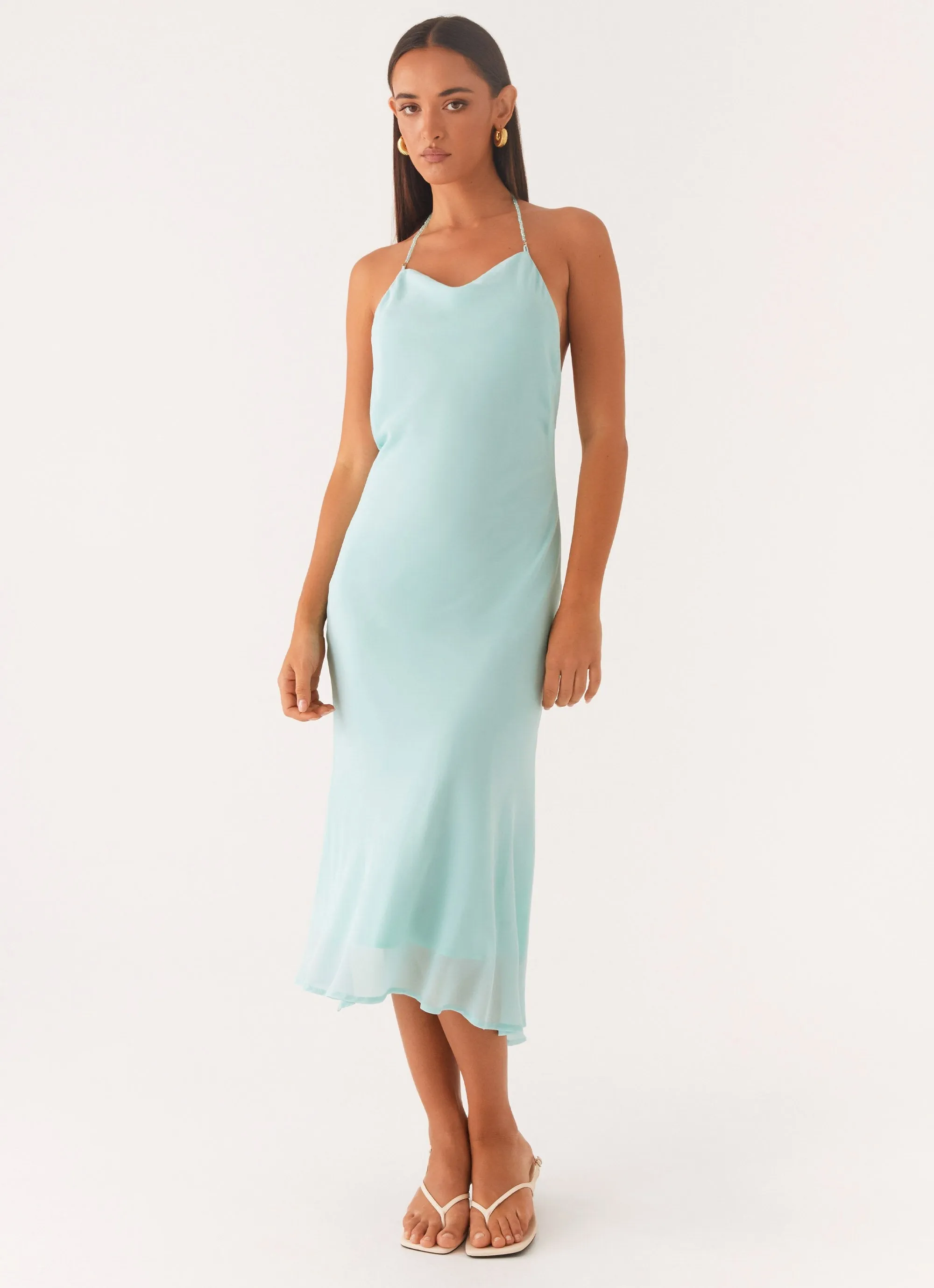 Deep Dive Midi Dress - Pale Blue sold by Peppermayo product image thumbnail 5