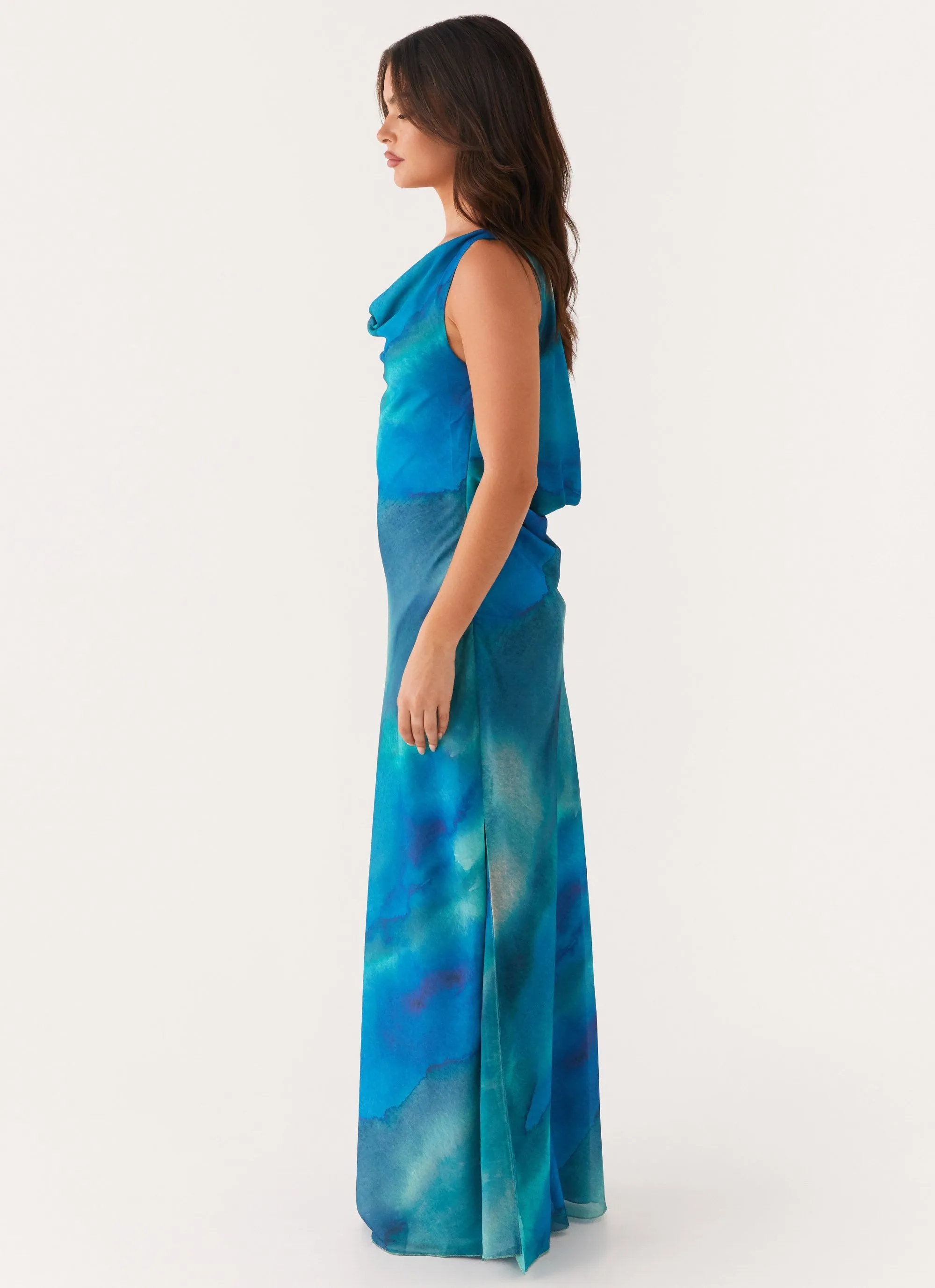 Carelle Maxi Dress - Blue Tie Dye sold by Peppermayo product image thumbnail 3