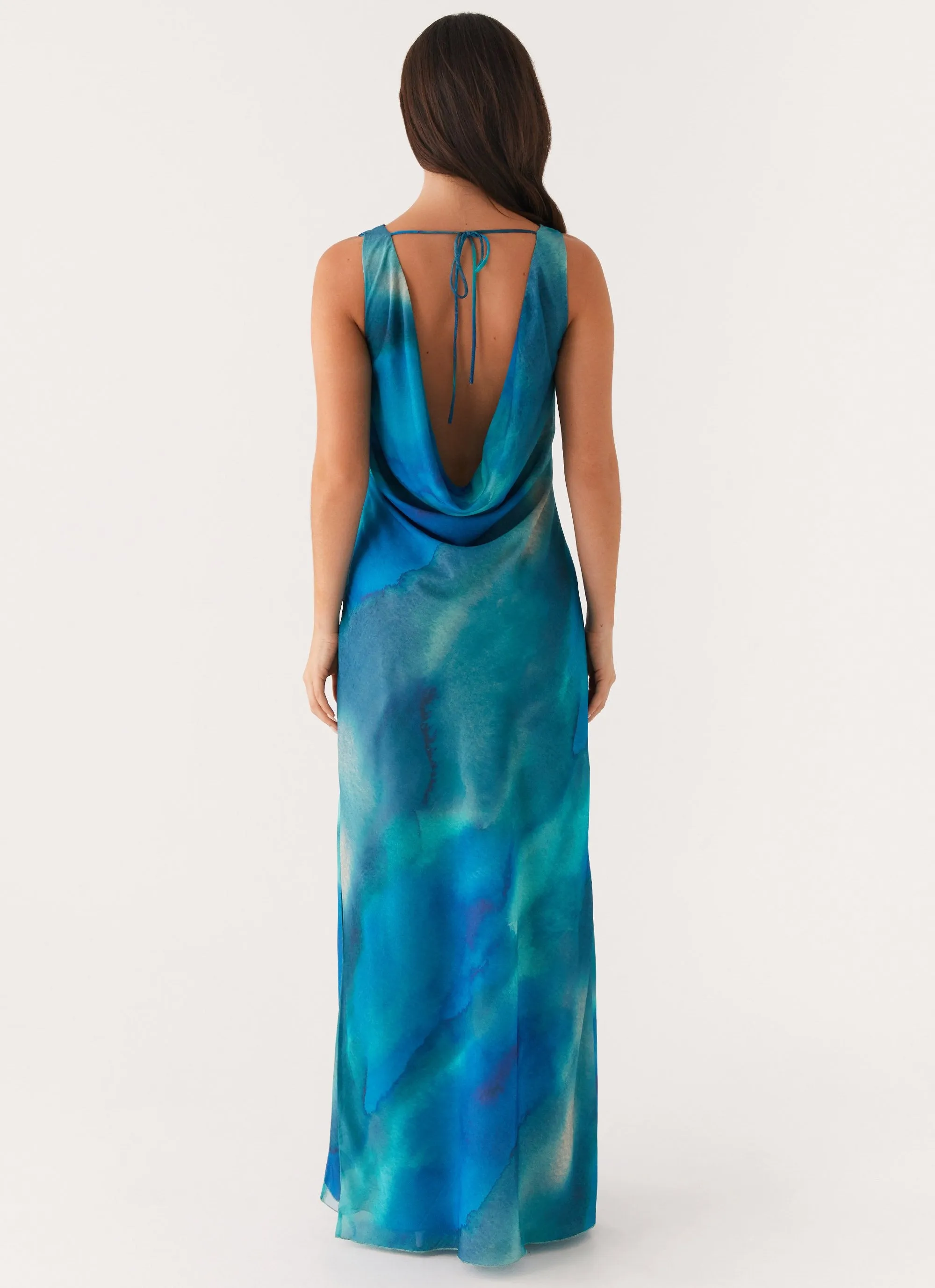 Carelle Maxi Dress - Blue Tie Dye sold by Peppermayo product image thumbnail 4