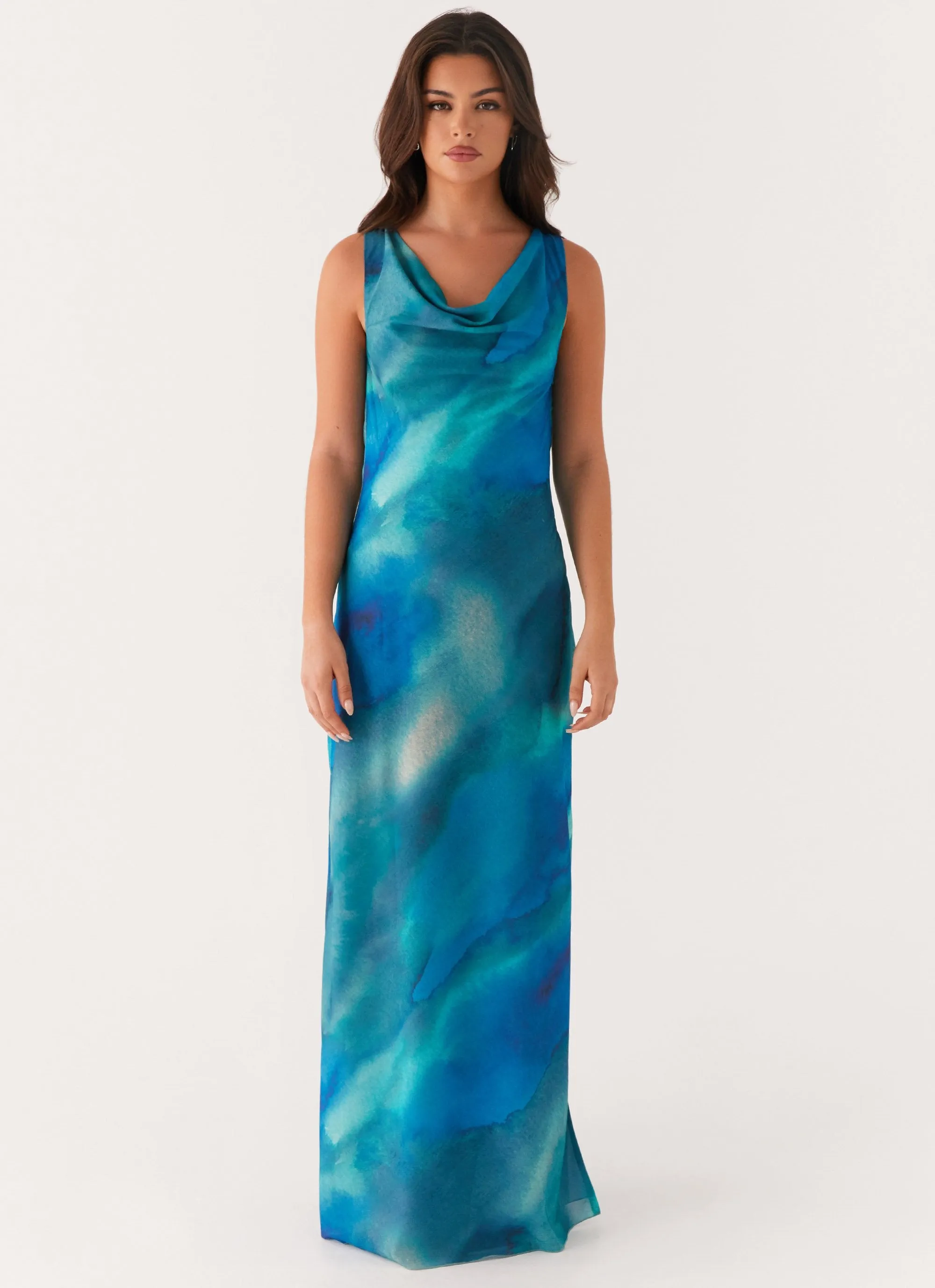 Carelle Maxi Dress - Blue Tie Dye sold by Peppermayo product image thumbnail 2