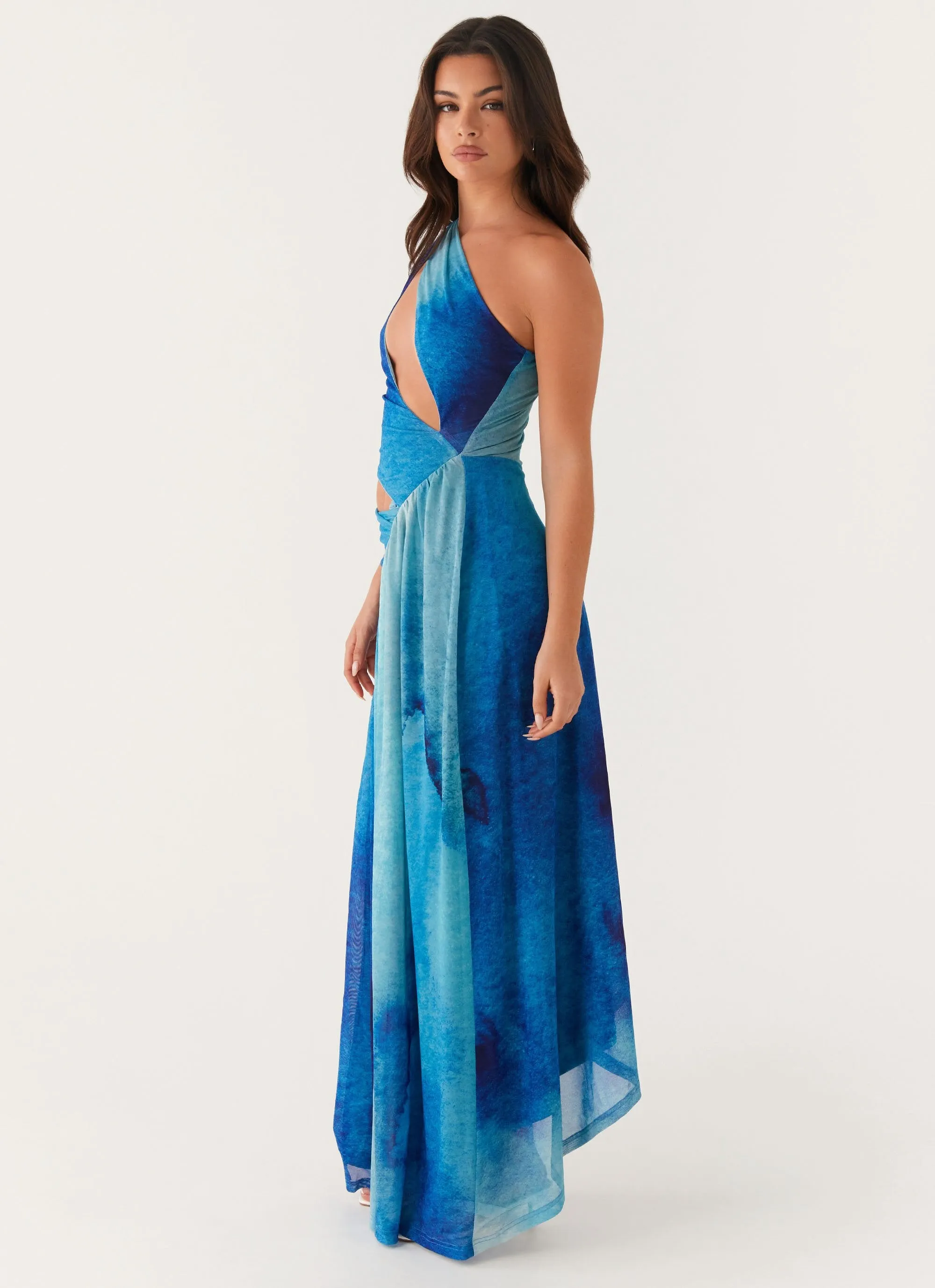 Blinded Maxi Dress - Blue Tie Dye sold by Peppermayo product image thumbnail 3