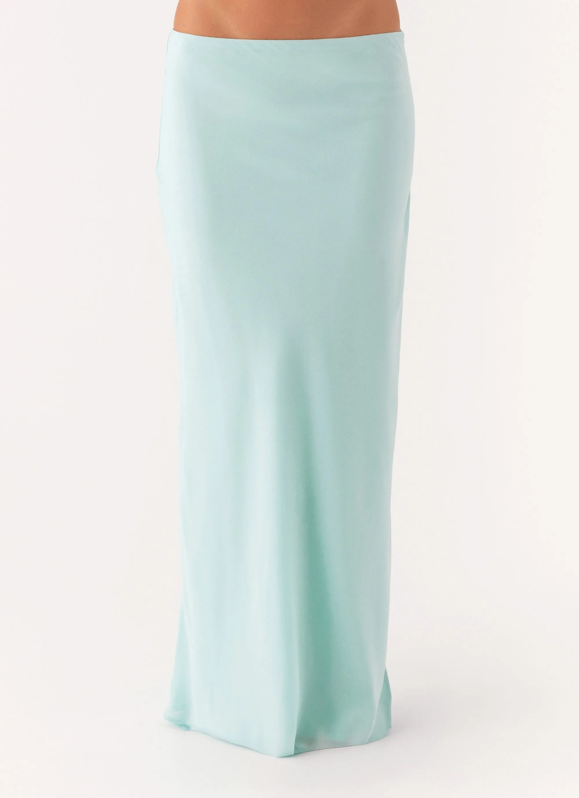 Another Life Chiffon Maxi Skirt - Pale Blue sold by Peppermayo product image thumbnail 5