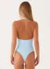 Delia One Piece Swimsuit - Blue sold by Peppermayo