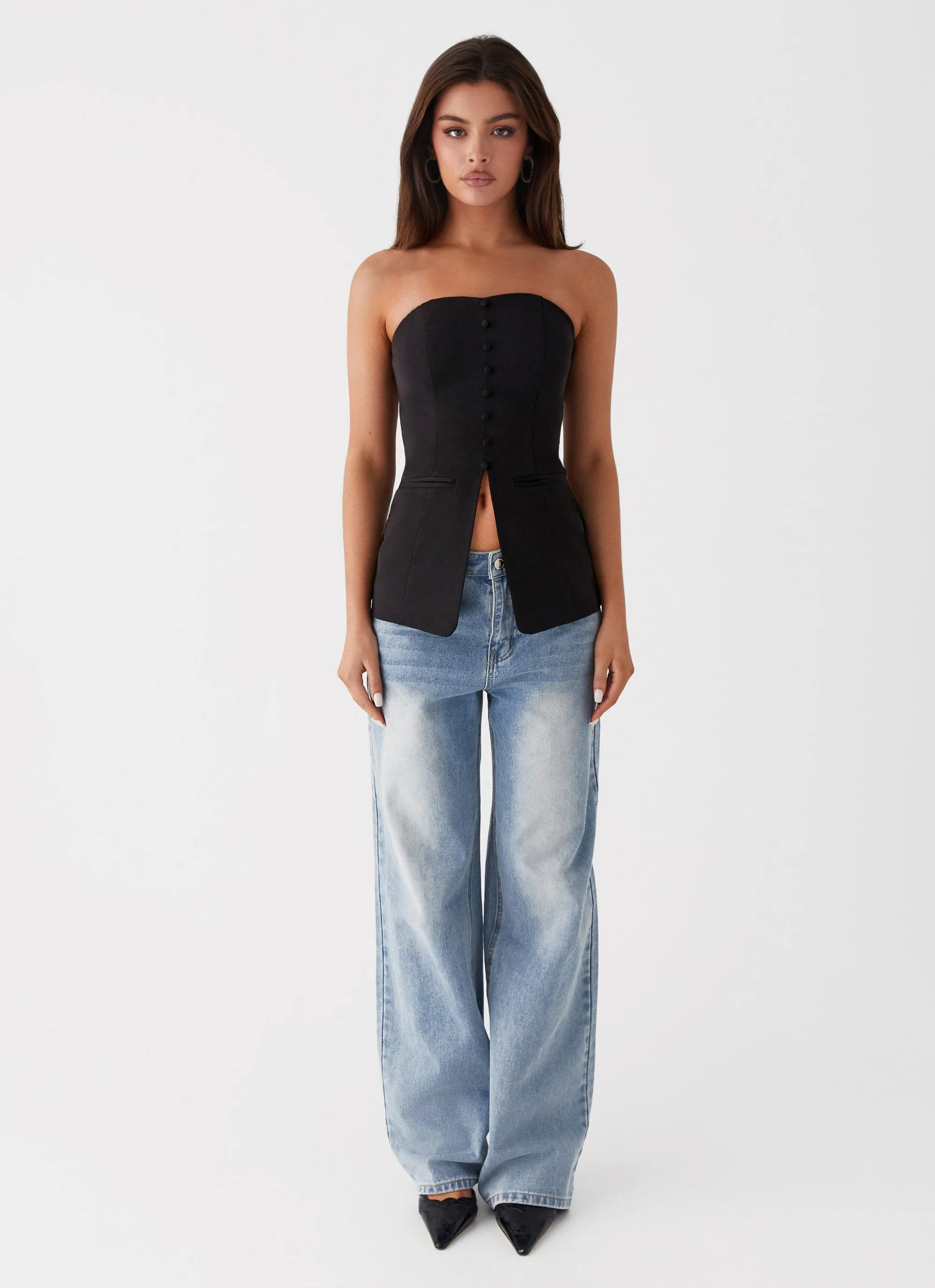 Riveria Strapless Top - Black sold by Peppermayo product image thumbnail 2