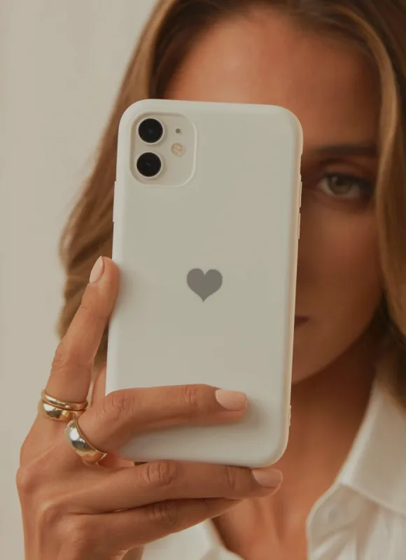 New Love iPhone Case - White sold by Peppermayo