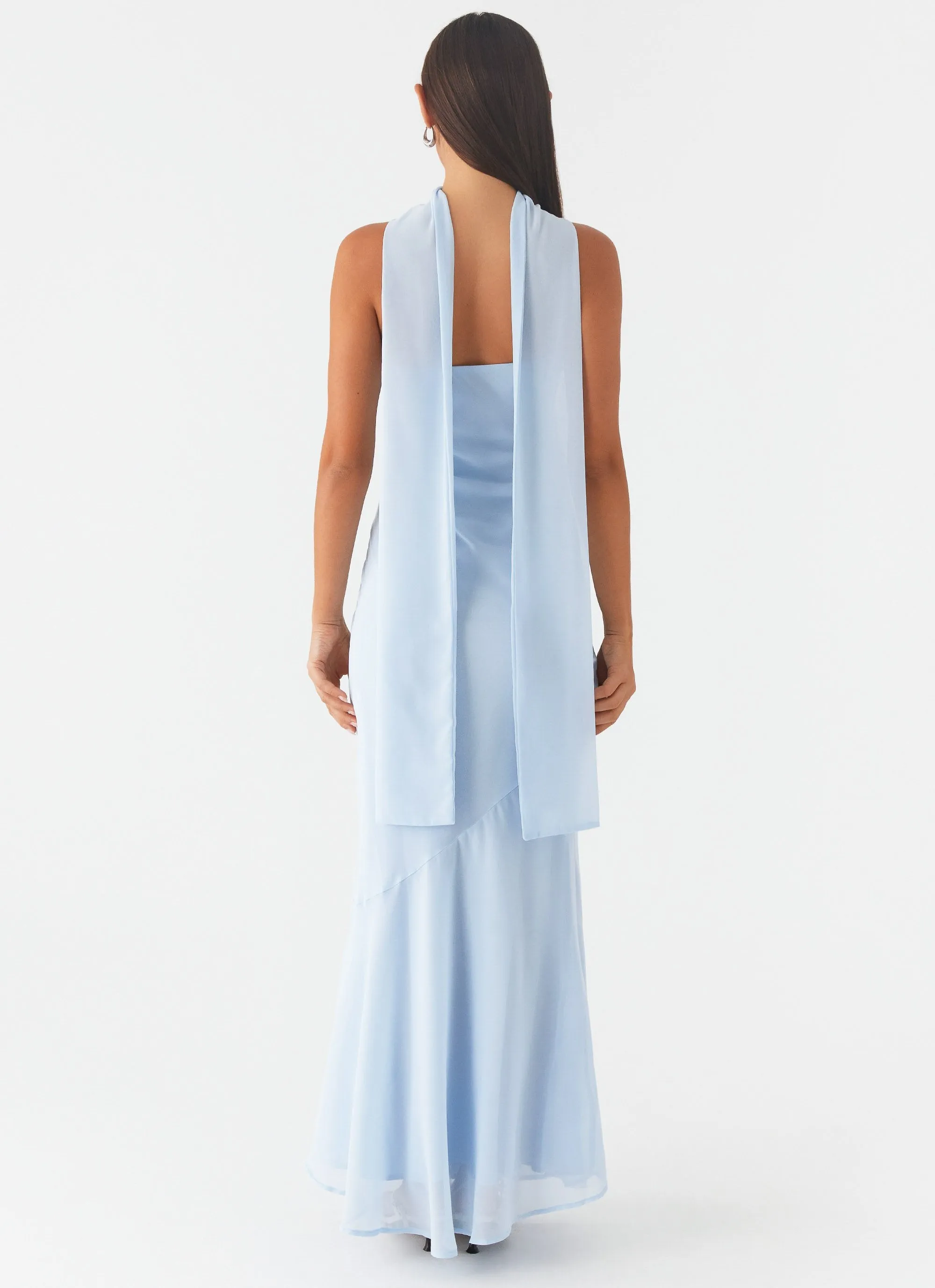 Under The Pagoda Maxi Dress - Blue sold by Peppermayo product image thumbnail 4