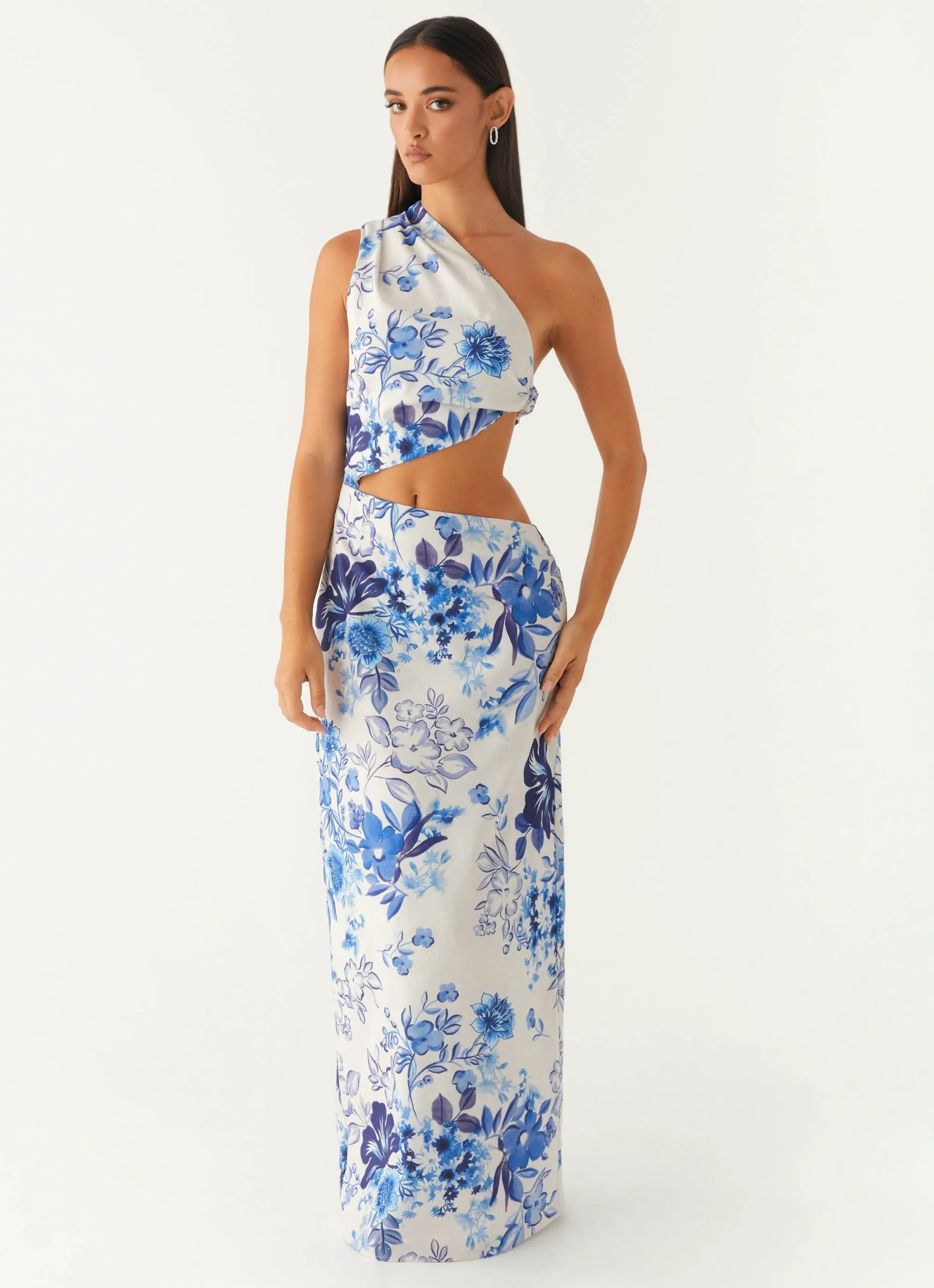 All Summer Long Maxi Dress - Serene Sky Floral sold by Peppermayo product image thumbnail 3