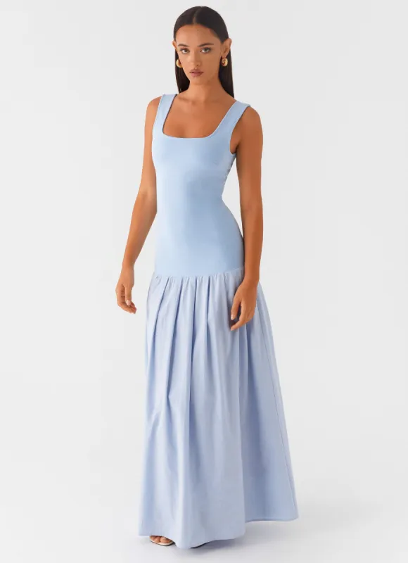 Jaxon Maxi Dress - Blue sold by Peppermayo