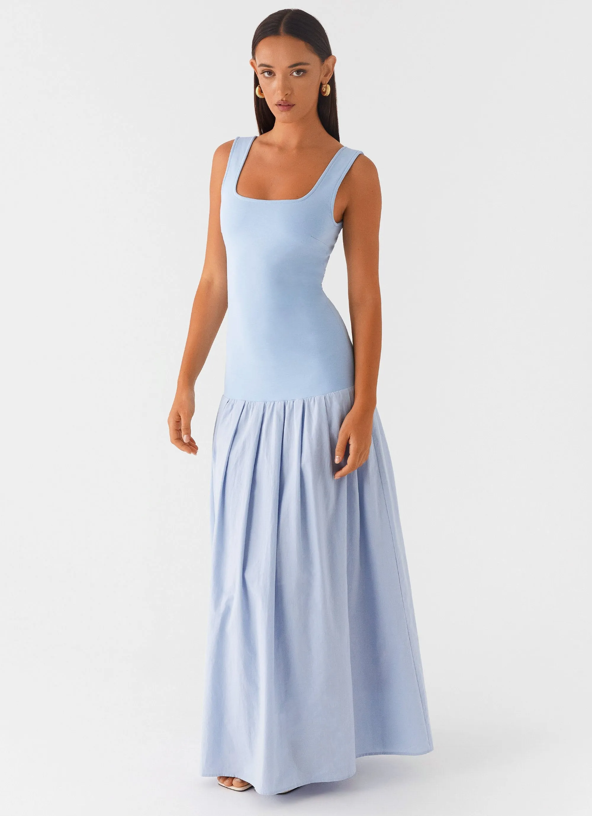 Jaxon Maxi Dress - Blue sold by Peppermayo