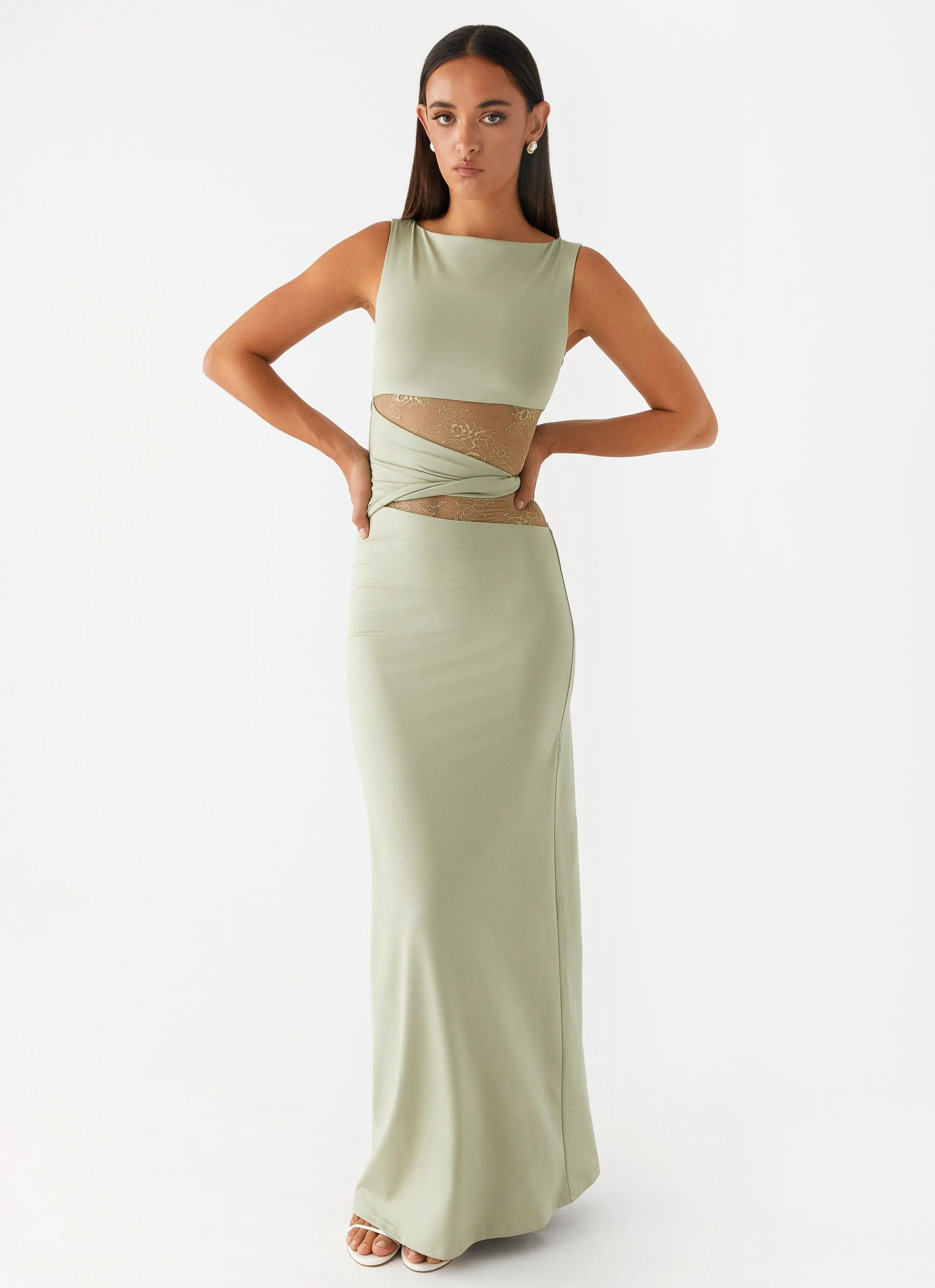 Karma Maxi Dress - Sage sold by Peppermayo product image thumbnail 5