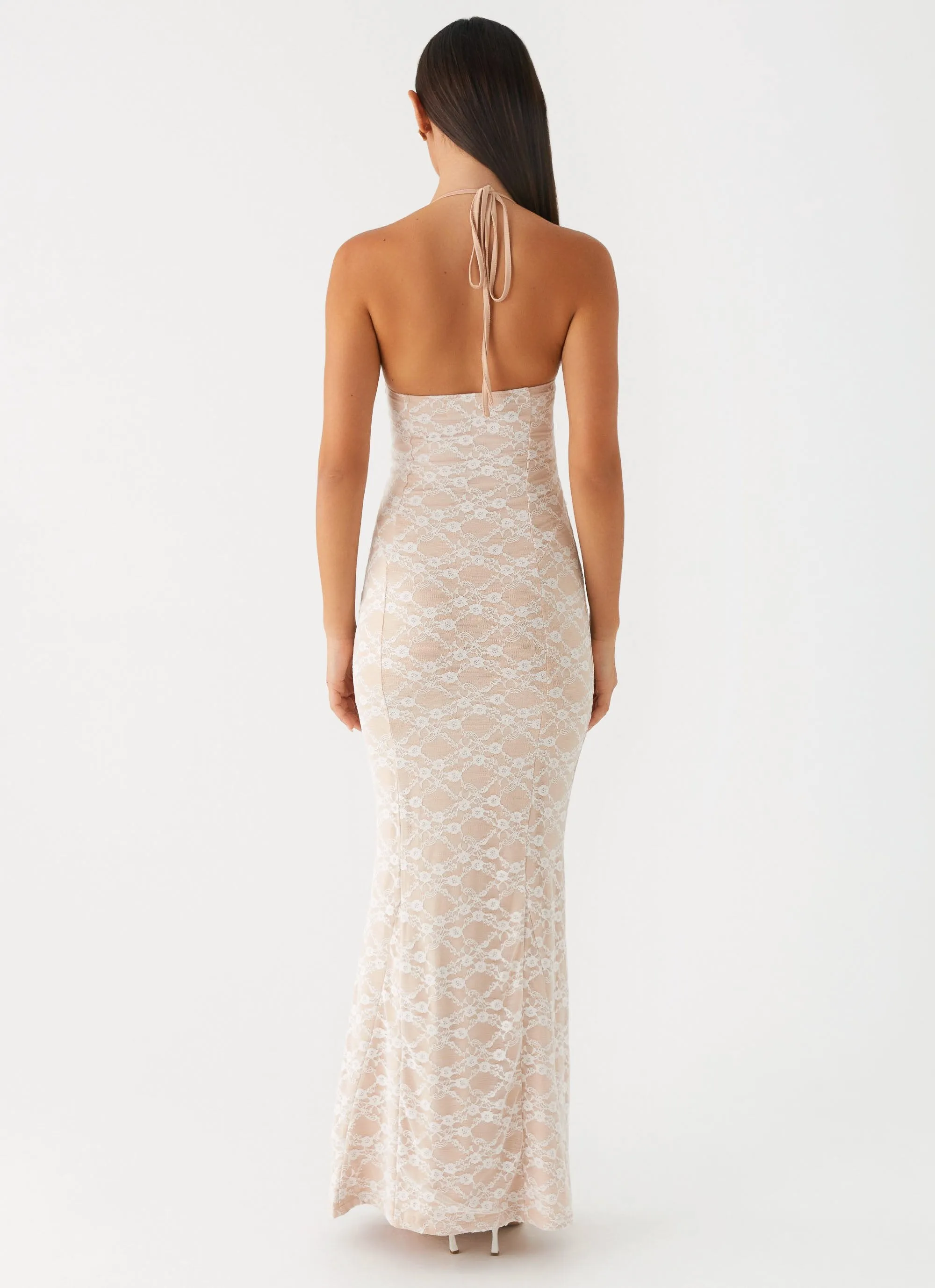 Jolina Lace Maxi Dress - White sold by Peppermayo product image thumbnail 3