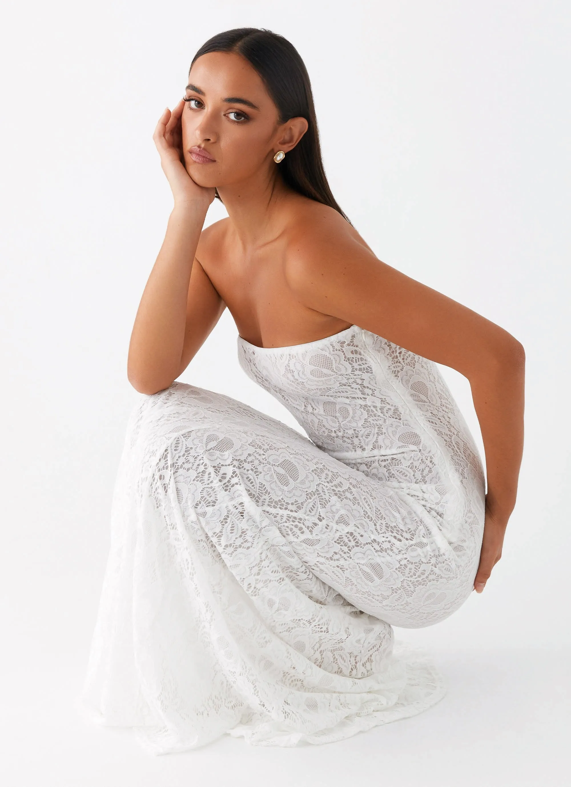 Lolita Lace Maxi Dress - Ivory sold by Peppermayo product image thumbnail 5