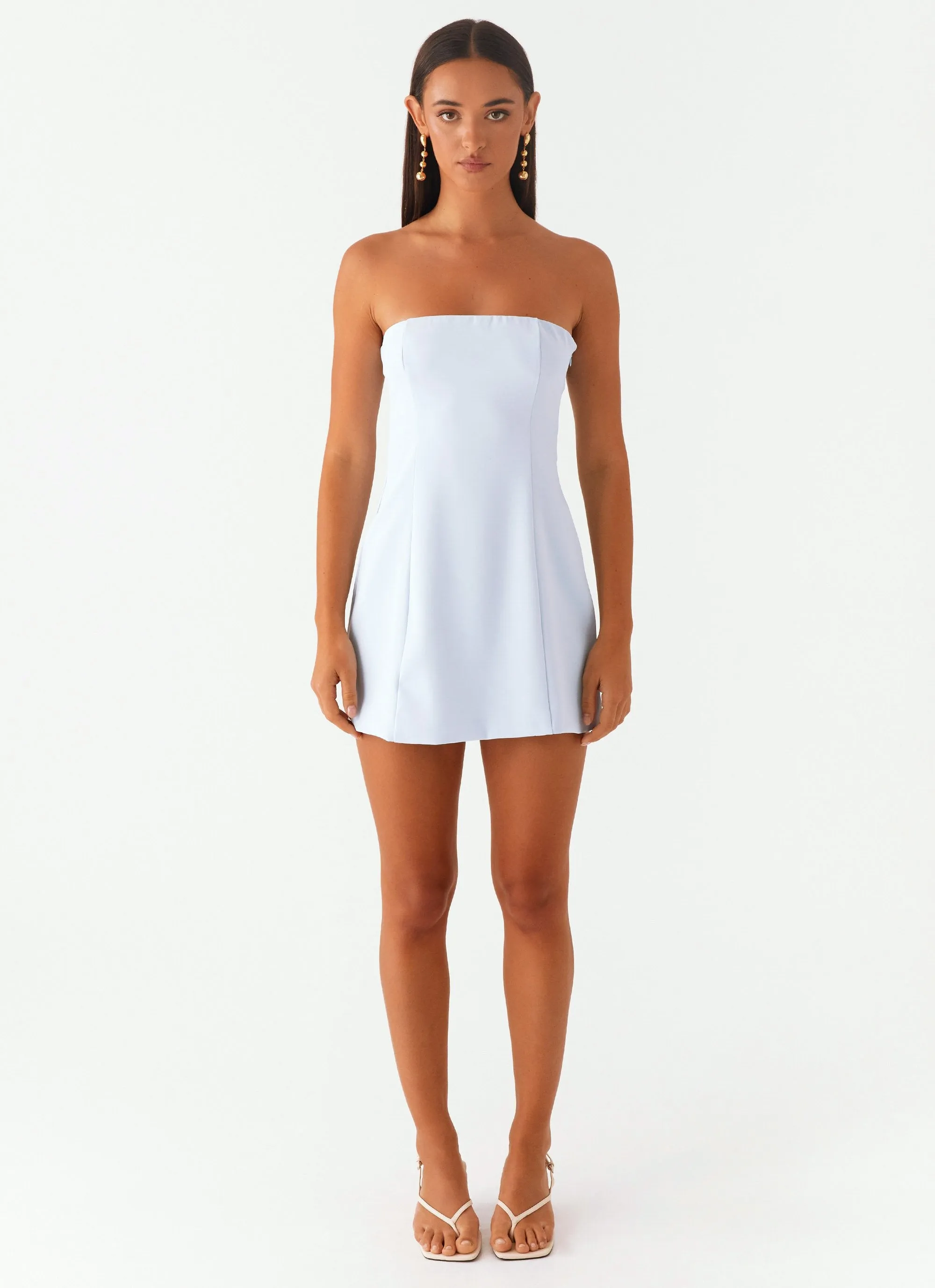 Ayanna Strapless Mini Dress - Blue sold by Peppermayo product image thumbnail 2