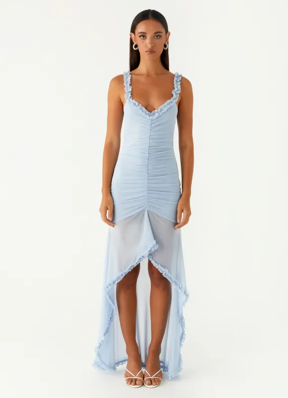 Belinda Maxi Dress - Blue sold by Peppermayo