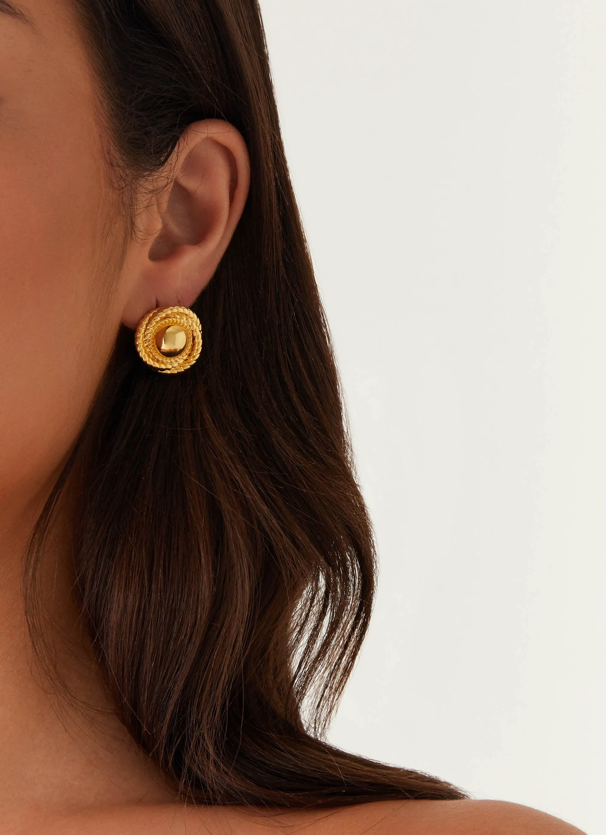 Effie Earrings - Gold sold by Peppermayo product image thumbnail 3