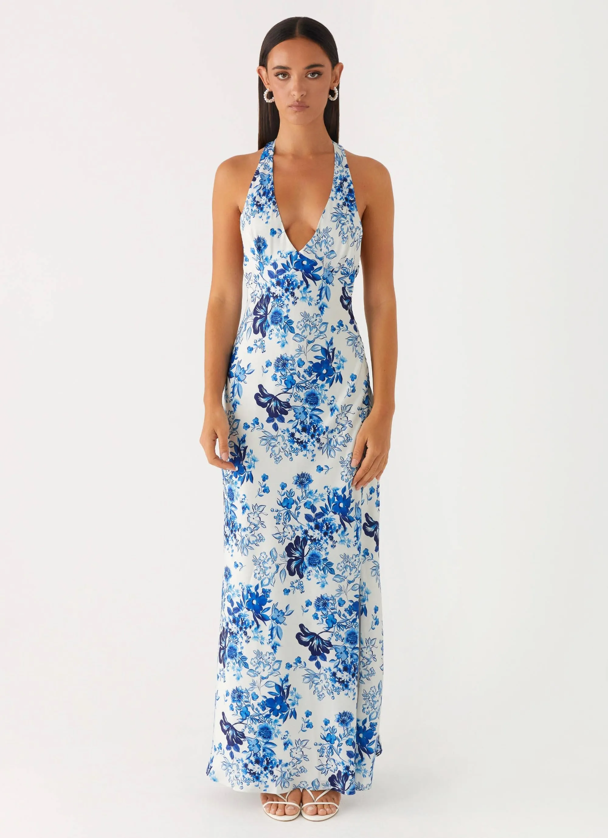 Angie Maxi Dress - Serene Sky Floral sold by Peppermayo product image thumbnail 2