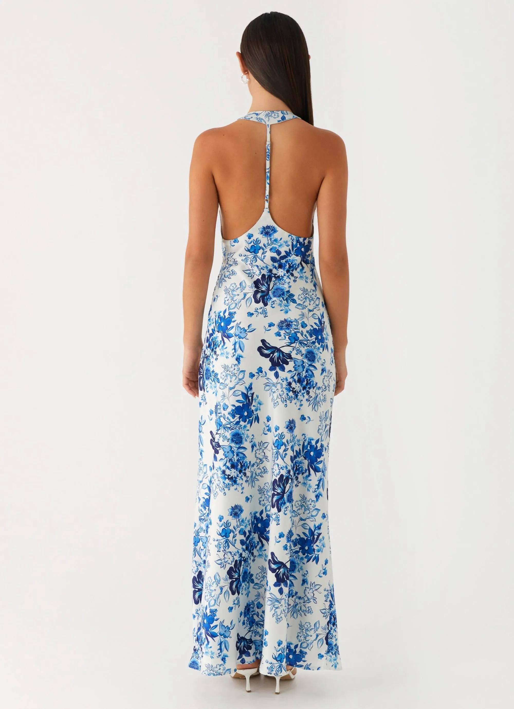 Angie Maxi Dress - Serene Sky Floral sold by Peppermayo product image thumbnail 4