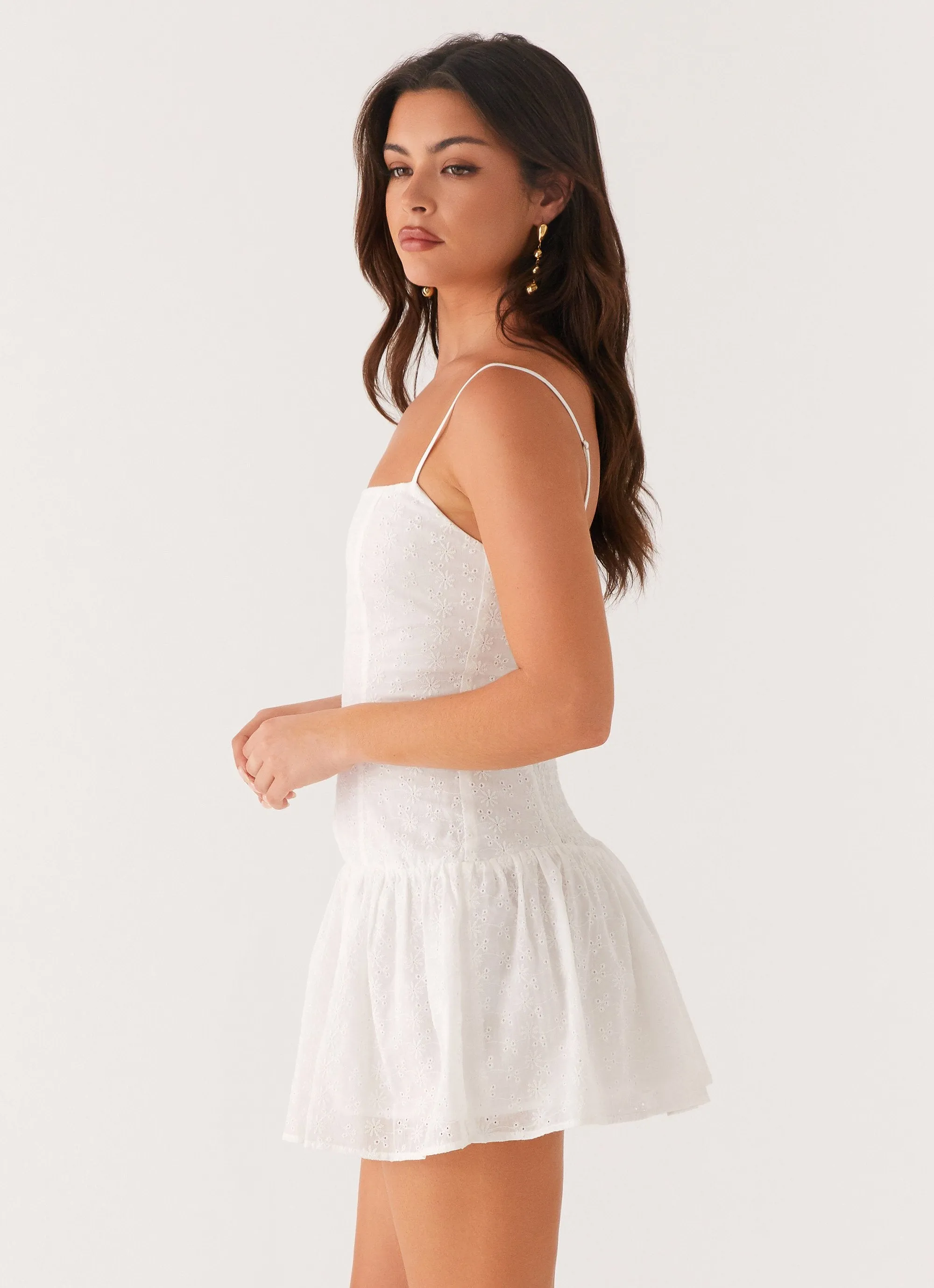 Palm Springs Mini Dress - White sold by Peppermayo product image thumbnail 3