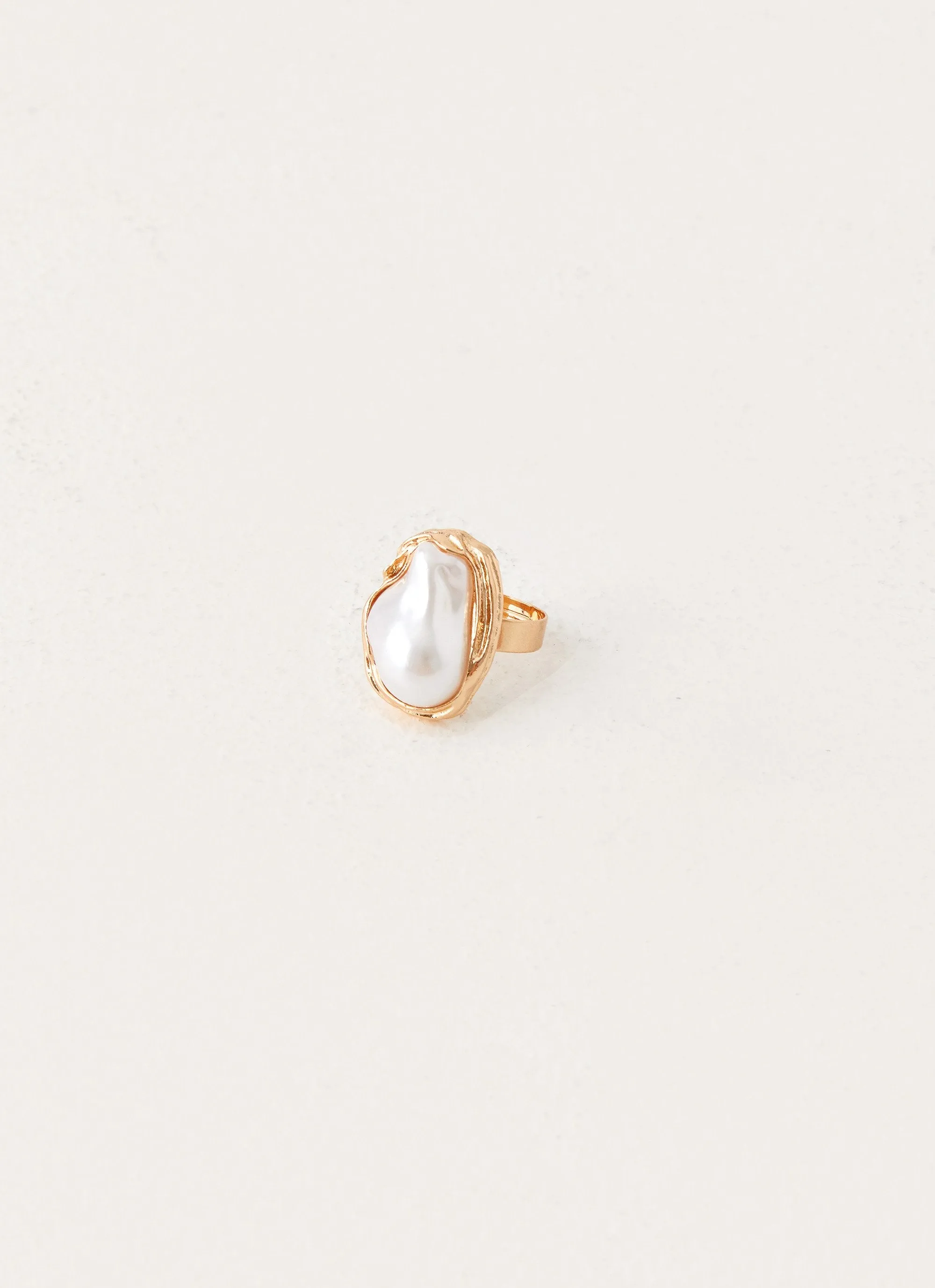 Salina Ring - Pearl sold by Peppermayo product image thumbnail 2