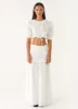 Melania Blouse - White sold by Peppermayo