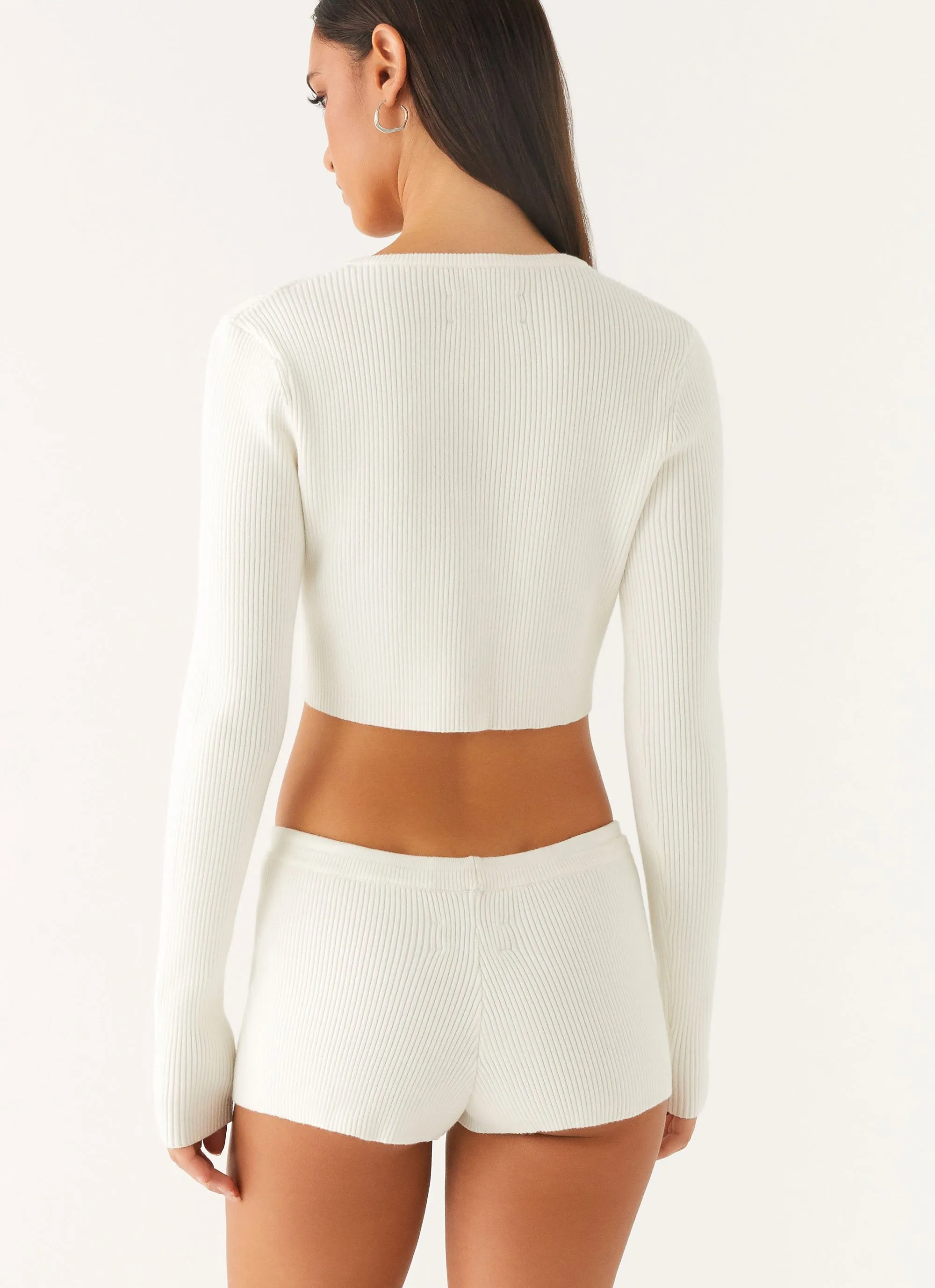 Adria Long Sleeve Cardigan - Ivory sold by Peppermayo product image thumbnail 4