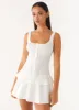 Aleena Mini Dress - White sold by Peppermayo