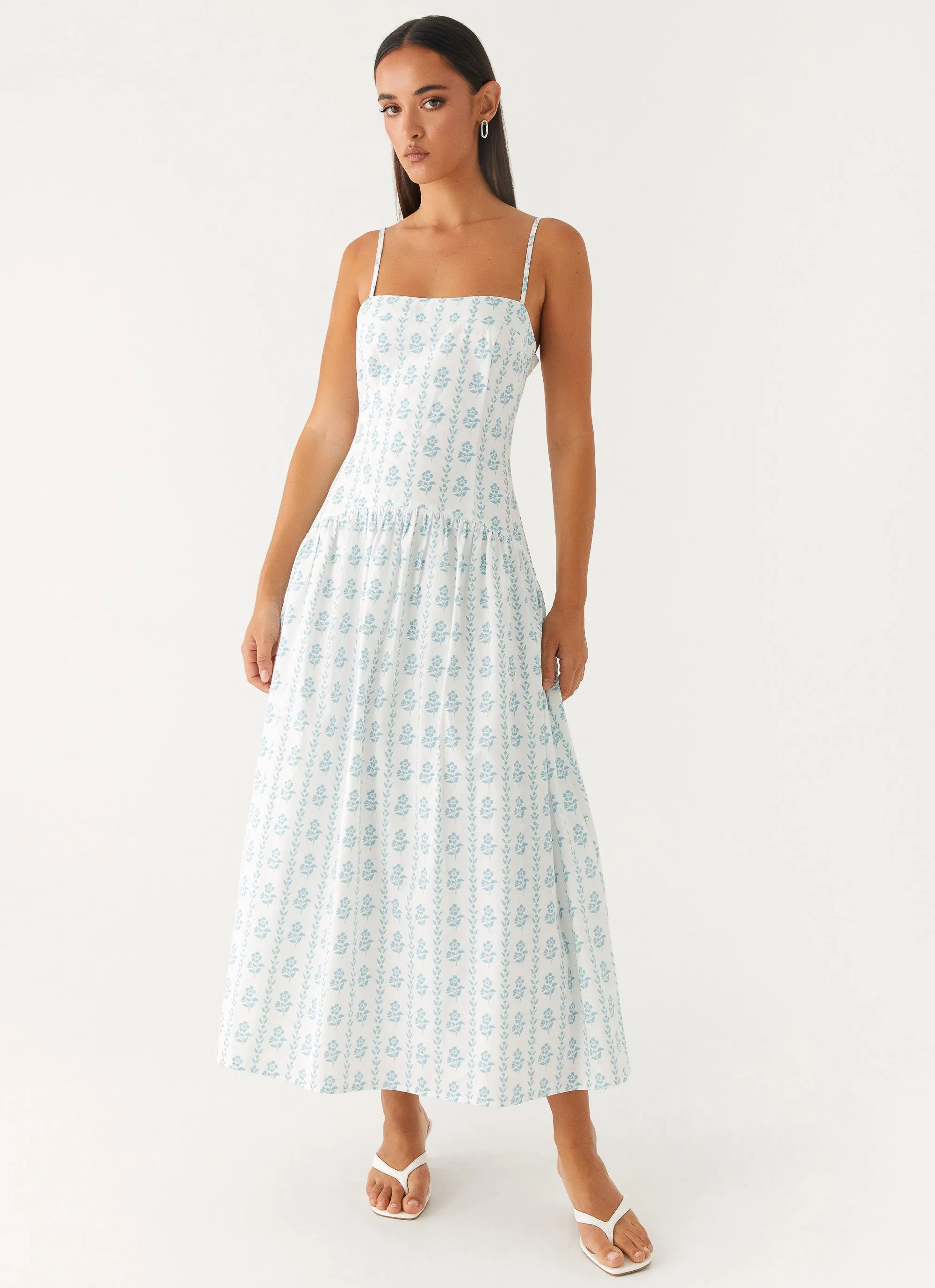 Amelie Midi Dress - Sweet Daydream Print sold by Peppermayo product image thumbnail 4