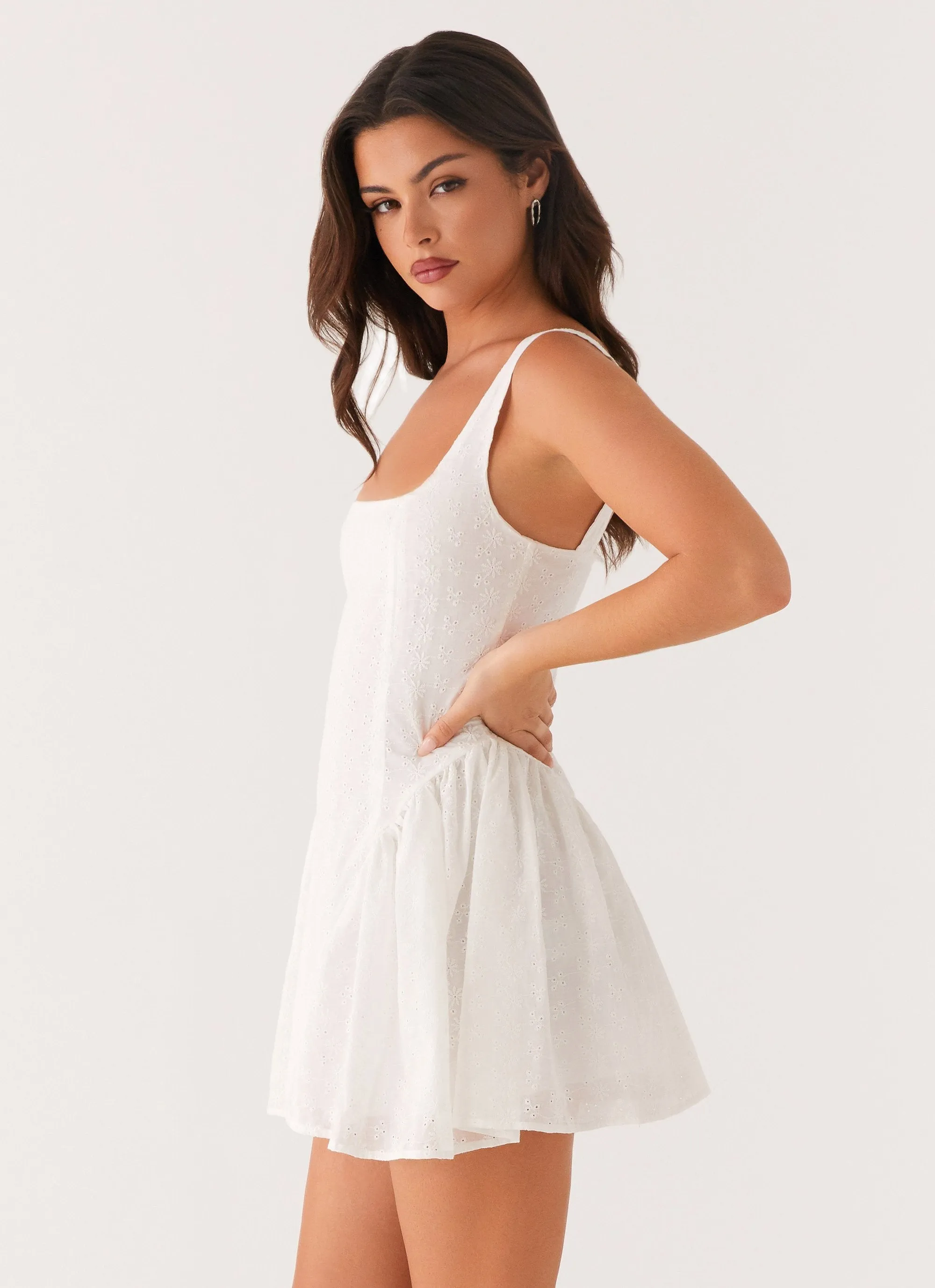 Alyssa Mini Dress - White sold by Peppermayo product image thumbnail 3