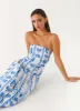 Carmel Maxi Dress - Floral Wave sold by Peppermayo