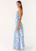 Carmel Maxi Dress - Floral Wave sold by Peppermayo