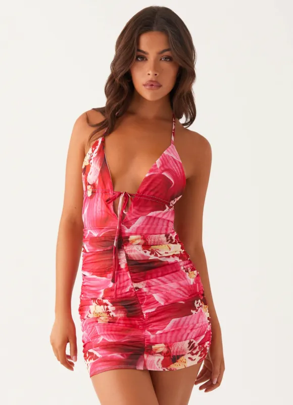 Speak Out Mini Dress - Orchid Pink made by Peppermayo