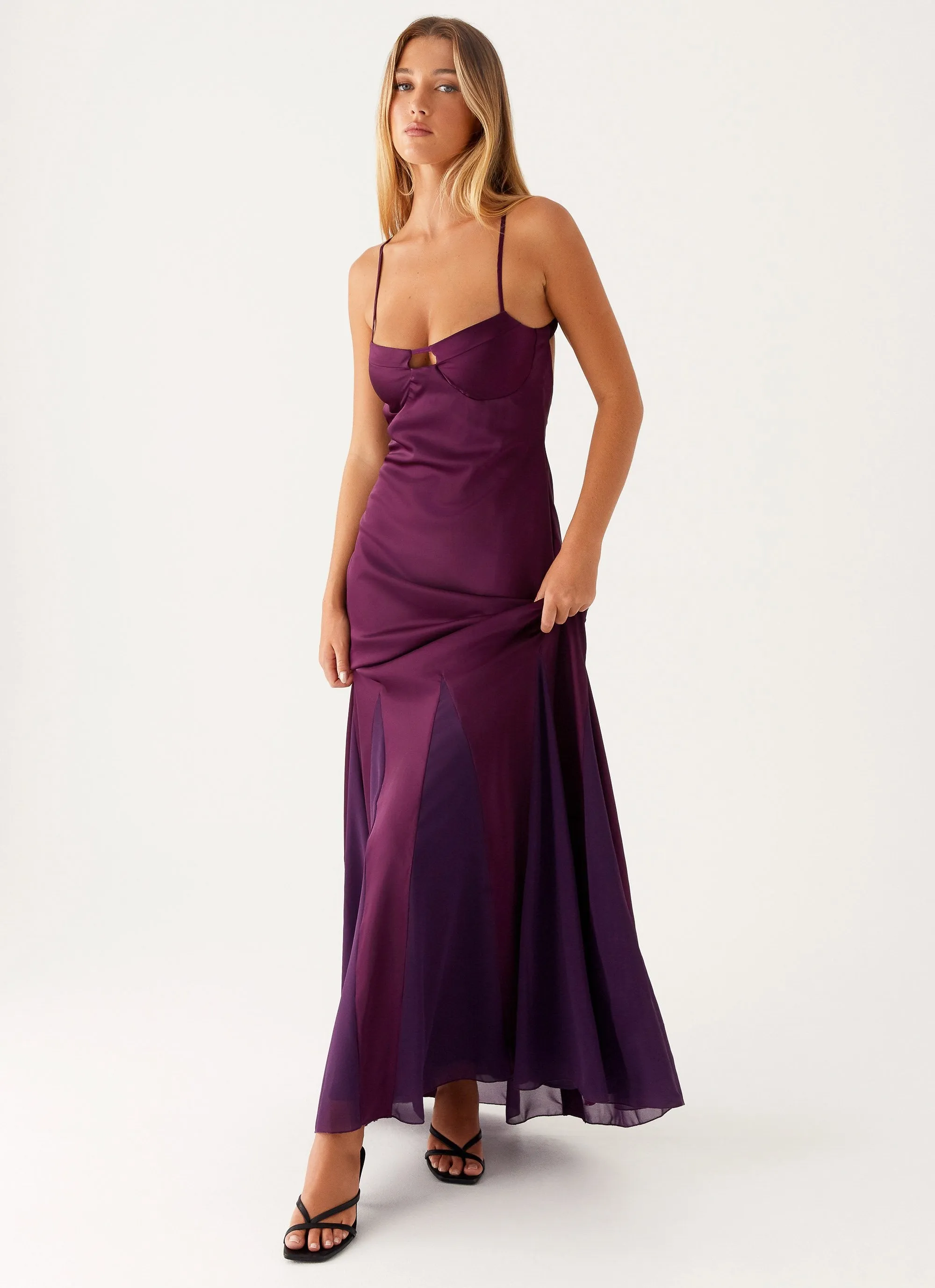 Ravello Maxi Dress - Mulberry sold by Peppermayo product image thumbnail 5