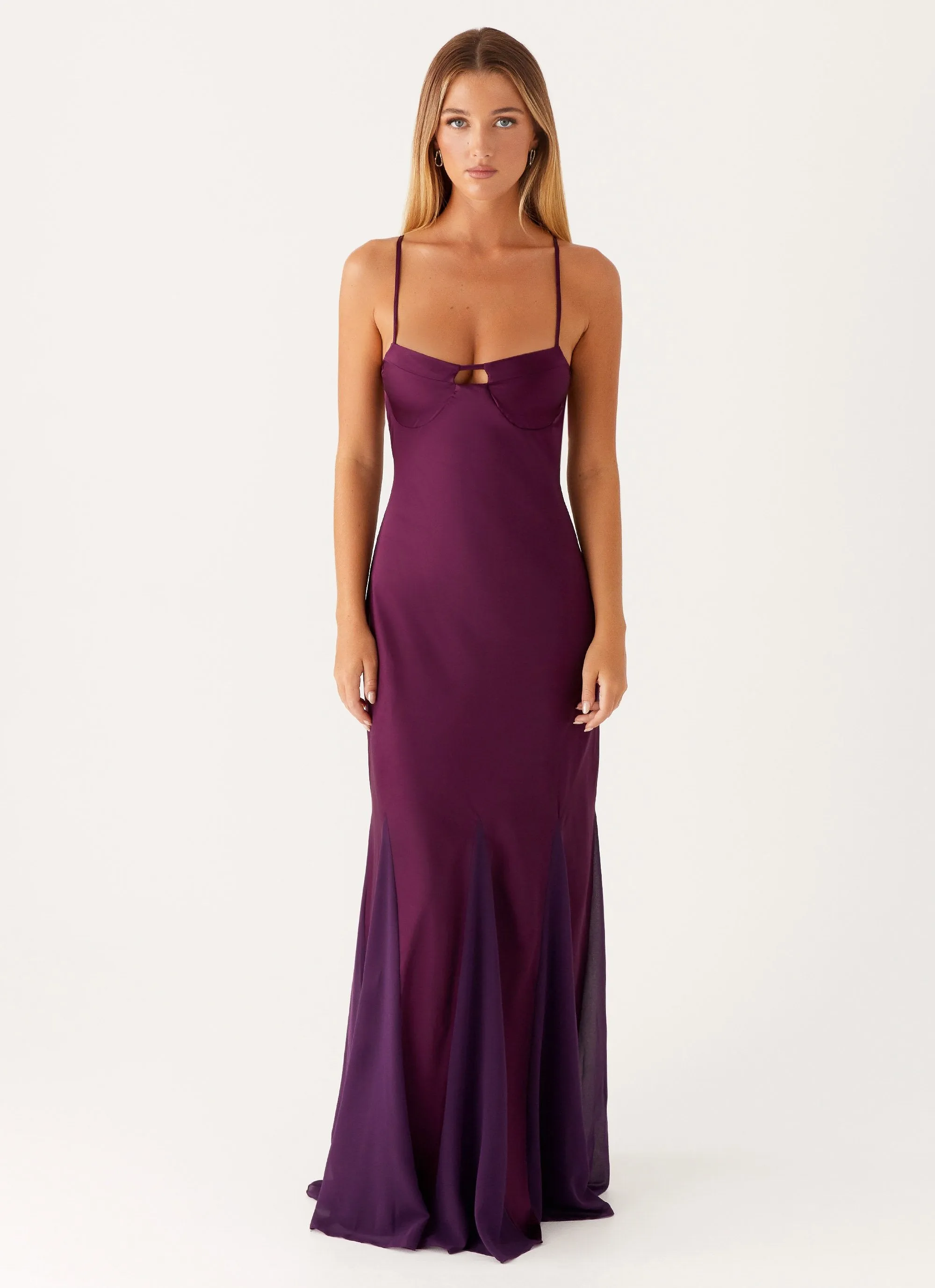 Ravello Maxi Dress - Mulberry sold by Peppermayo