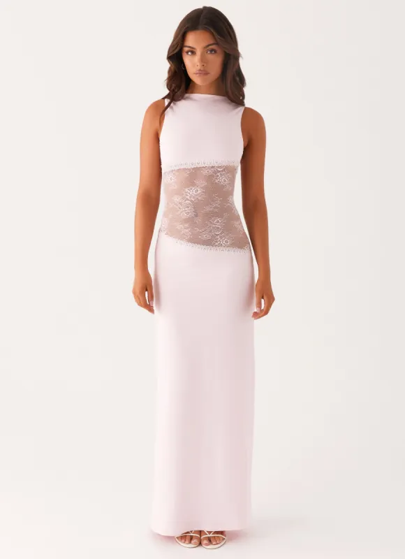 Lucinda Maxi Dress - Pink sold by Peppermayo