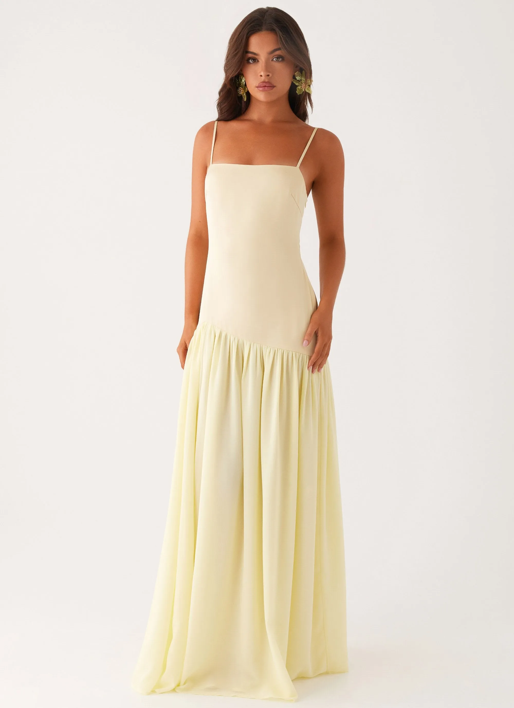 Asteria Maxi Dress - Yellow sold by Peppermayo