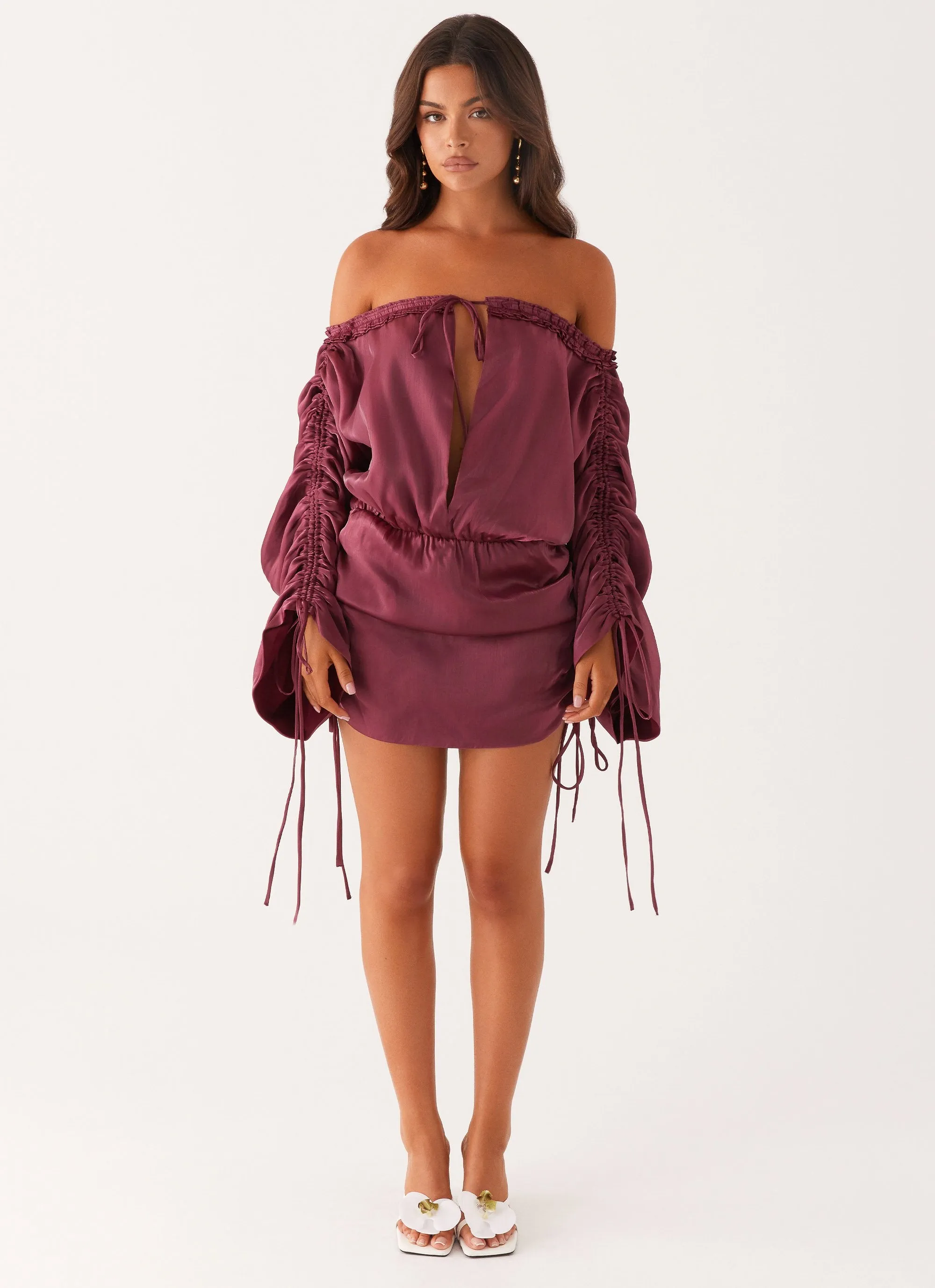 Reeve Mini Dress - Mulberry sold by Peppermayo product image thumbnail 2