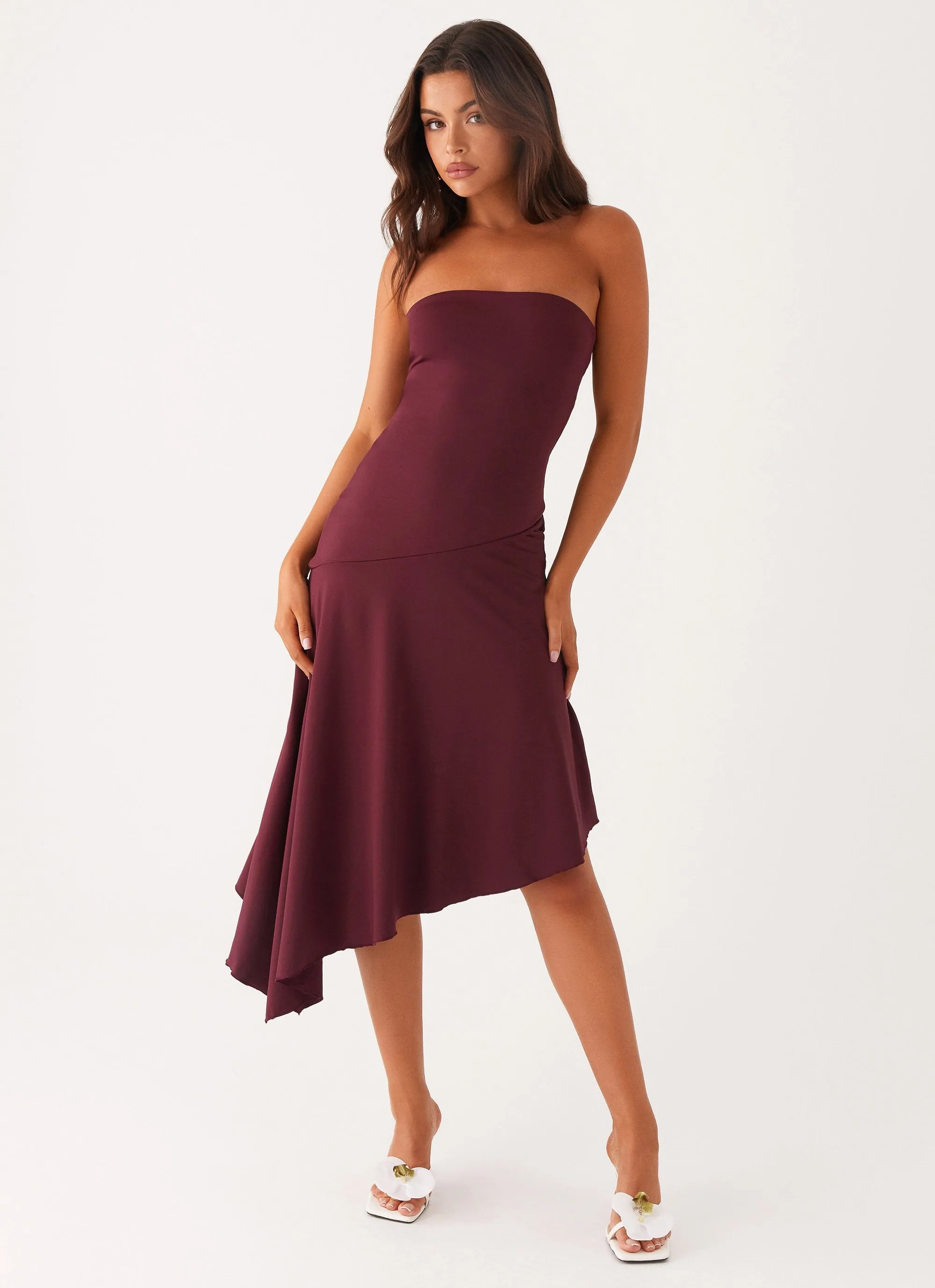 Juliana Midi Dress - Mulberry sold by Peppermayo product image thumbnail 4