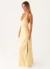 Angie Maxi Dress - Yellow sold by Peppermayo