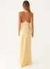 Angie Maxi Dress - Yellow sold by Peppermayo
