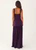 Alberta Maxi Dress - Mulberry sold by Peppermayo