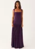 Alberta Maxi Dress - Mulberry sold by Peppermayo