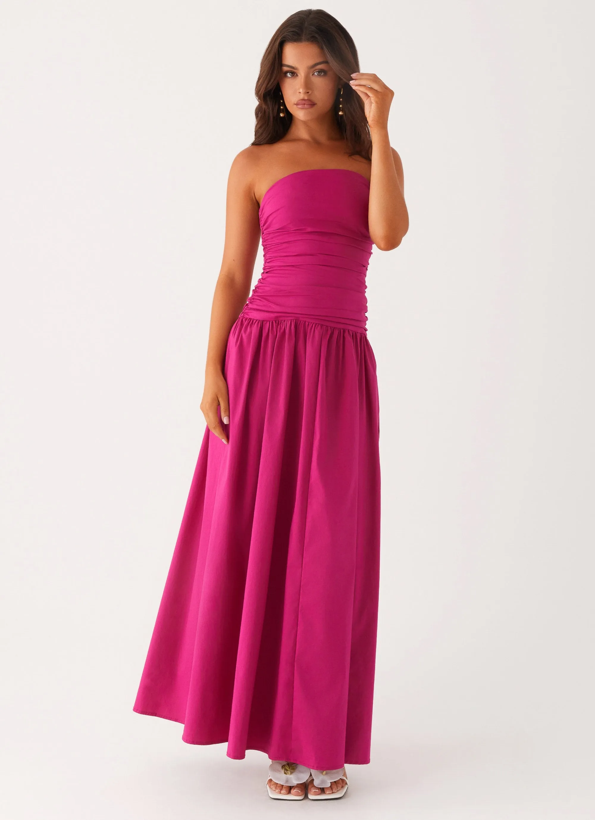 Carmel Maxi Dress - Fuchsia sold by Peppermayo product image thumbnail 4