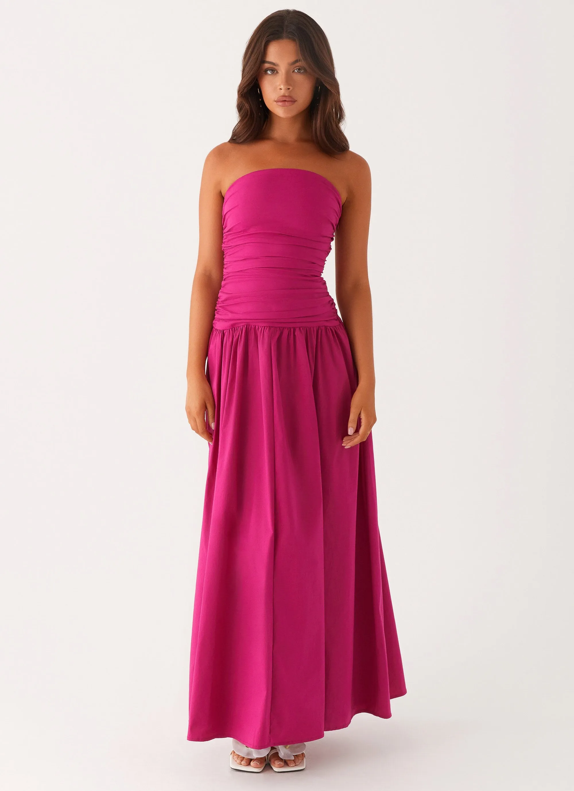 Carmel Maxi Dress - Fuchsia sold by Peppermayo