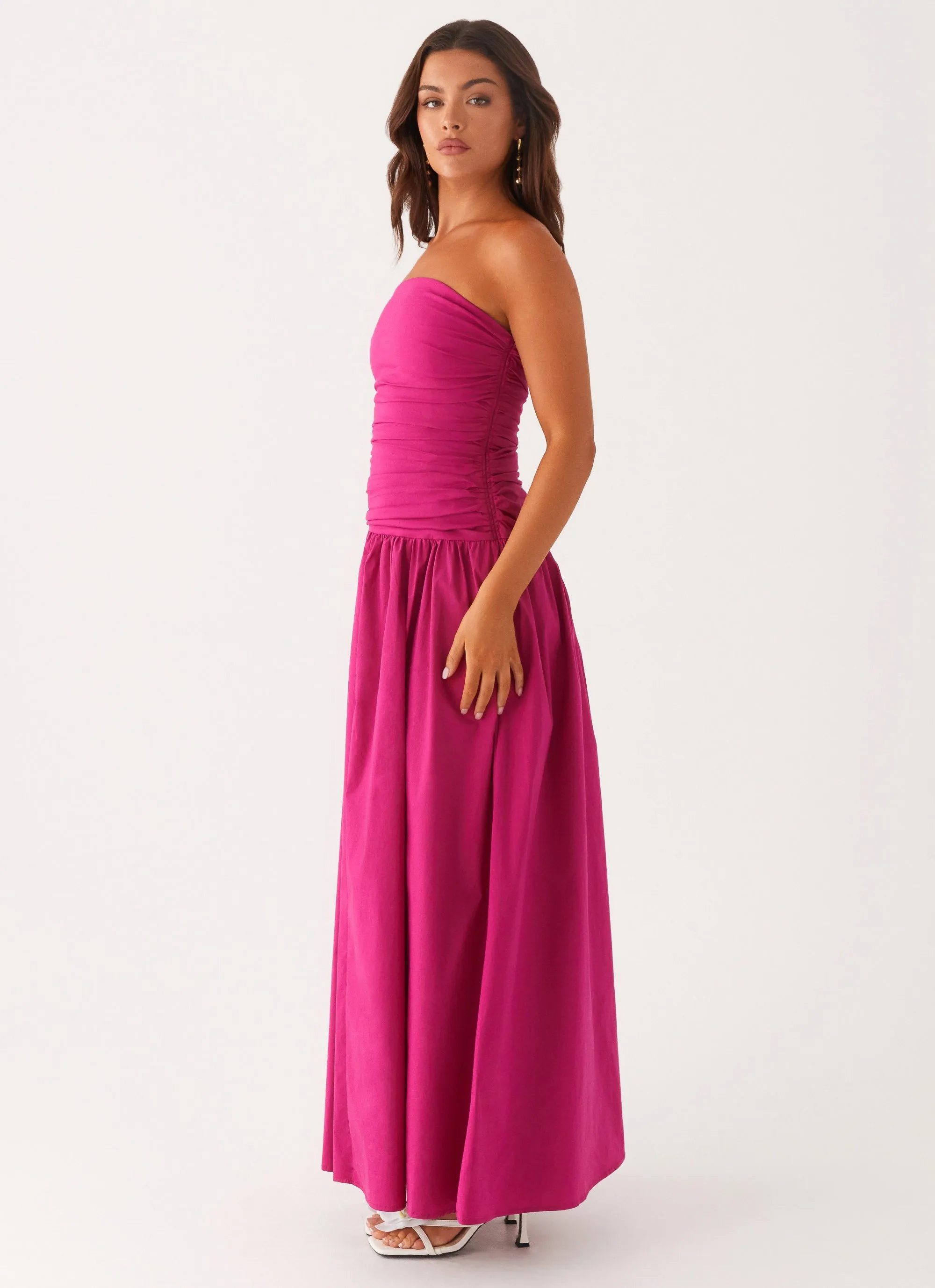 Carmel Maxi Dress - Fuchsia sold by Peppermayo product image thumbnail 2