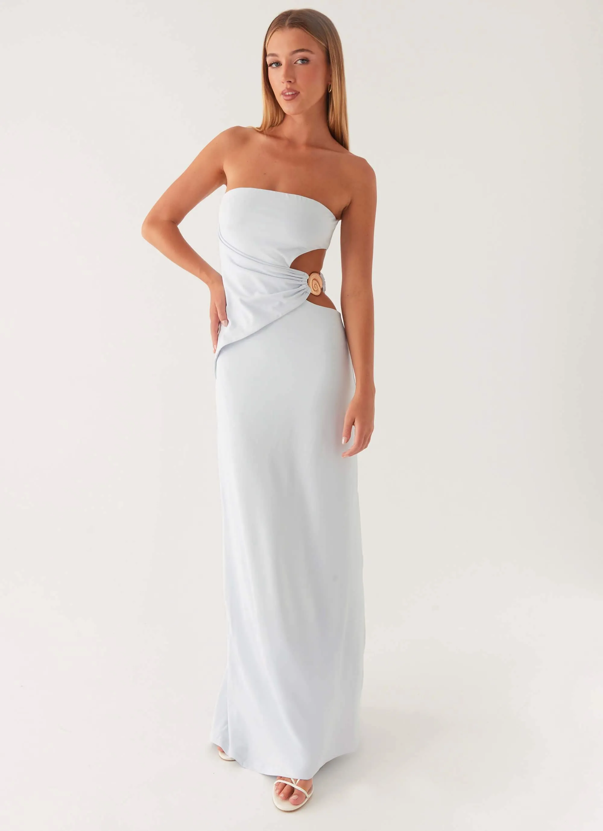 Anetta Maxi Dress - Pale Blue sold by Peppermayo product image thumbnail 2