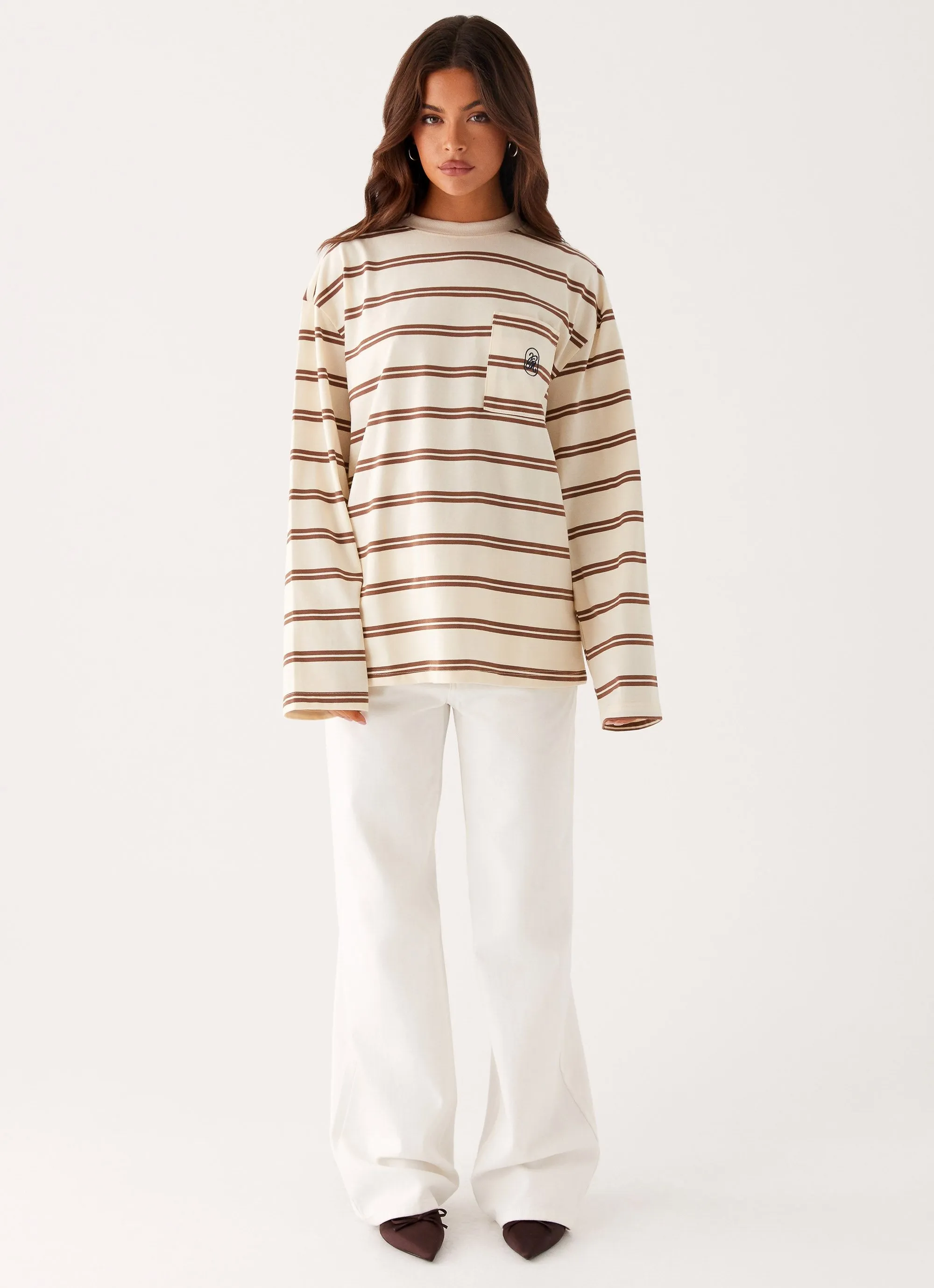 Sopha Long Sleeve Top - Stripe sold by Peppermayo product image thumbnail 2