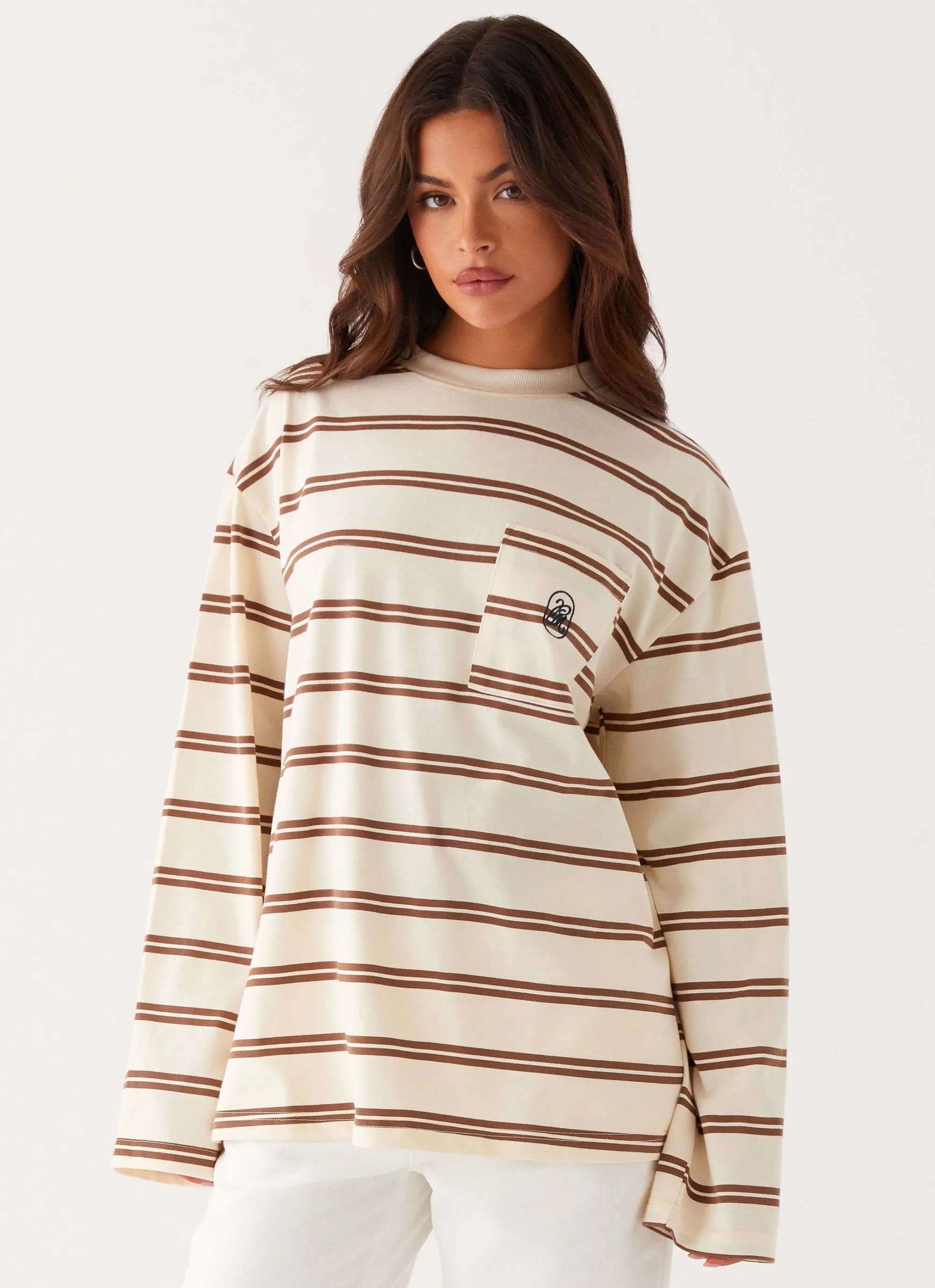 Sopha Long Sleeve Top - Stripe sold by Peppermayo