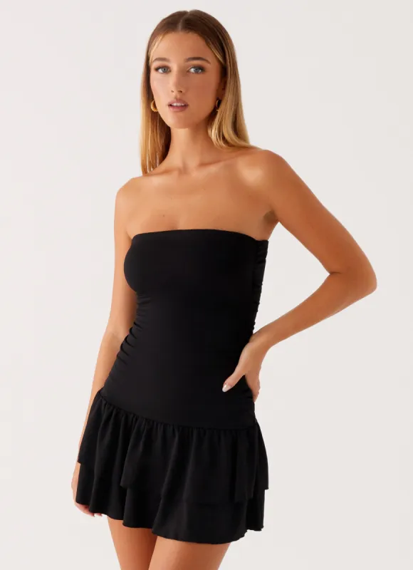 Tonya Mini Dress - Black sold by Peppermayo