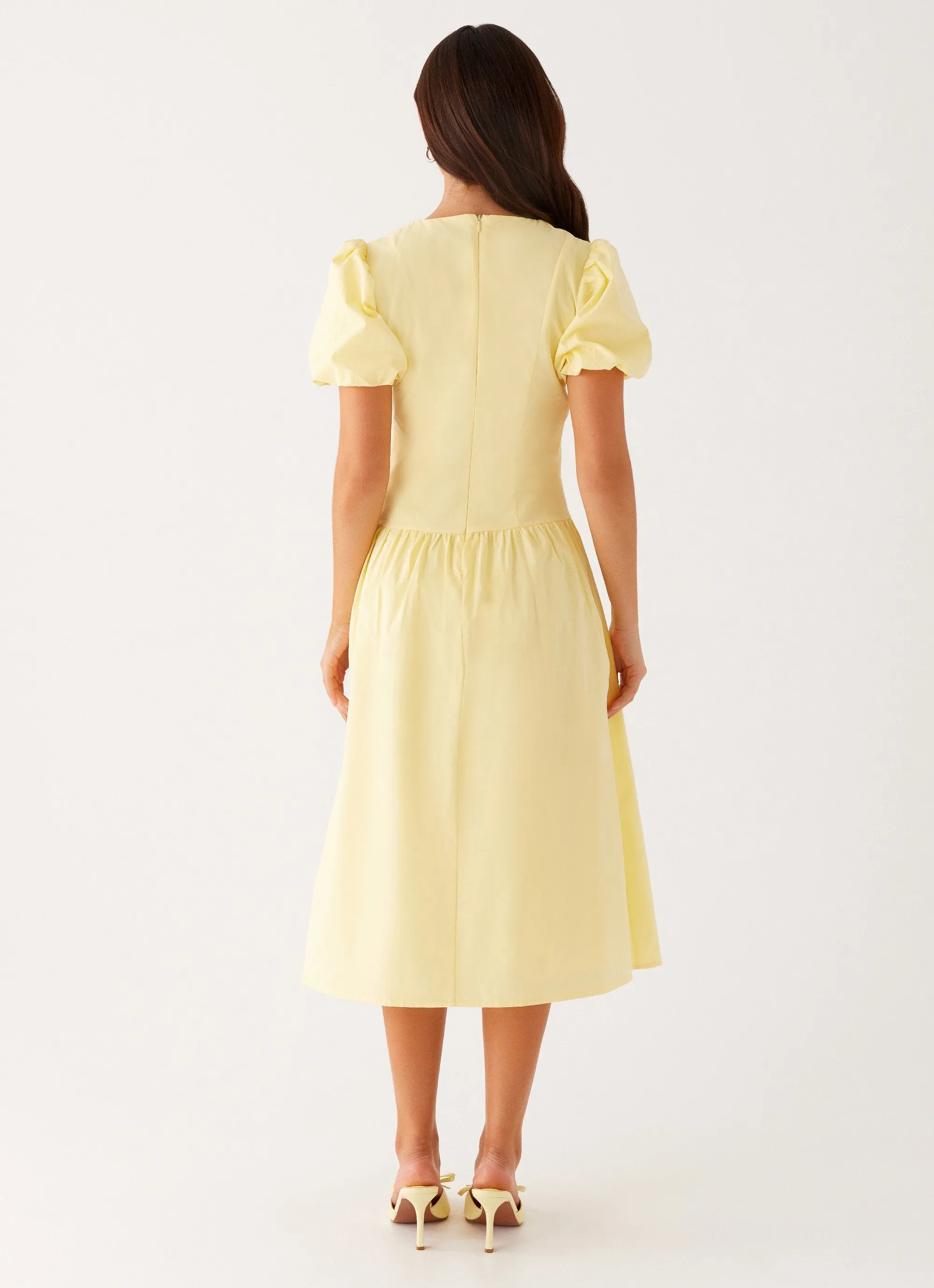 Reyna Midi Dress - Yellow sold by Peppermayo product image thumbnail 4